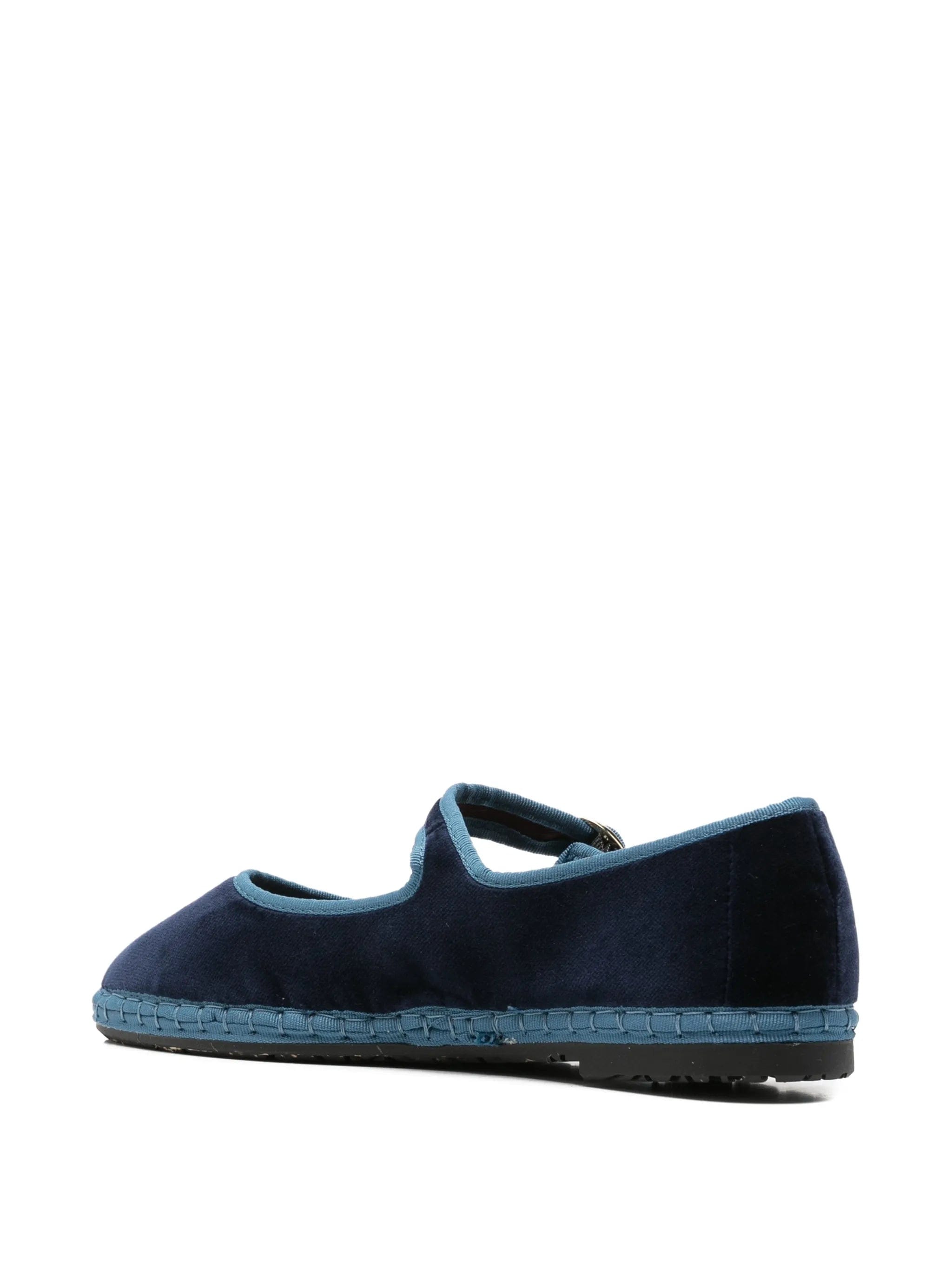 Flabelus Montague velvet ballet flats