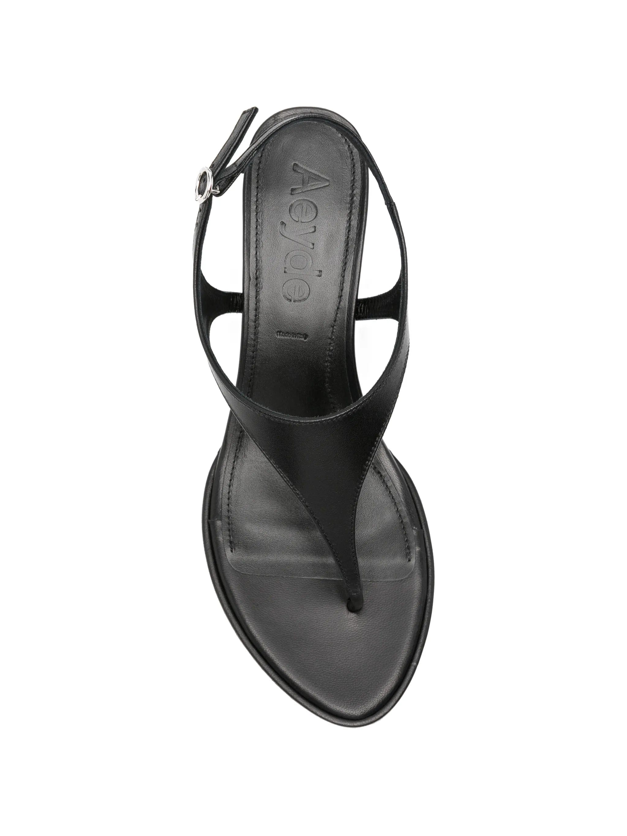 Aeyde Roose leather wedge sandals