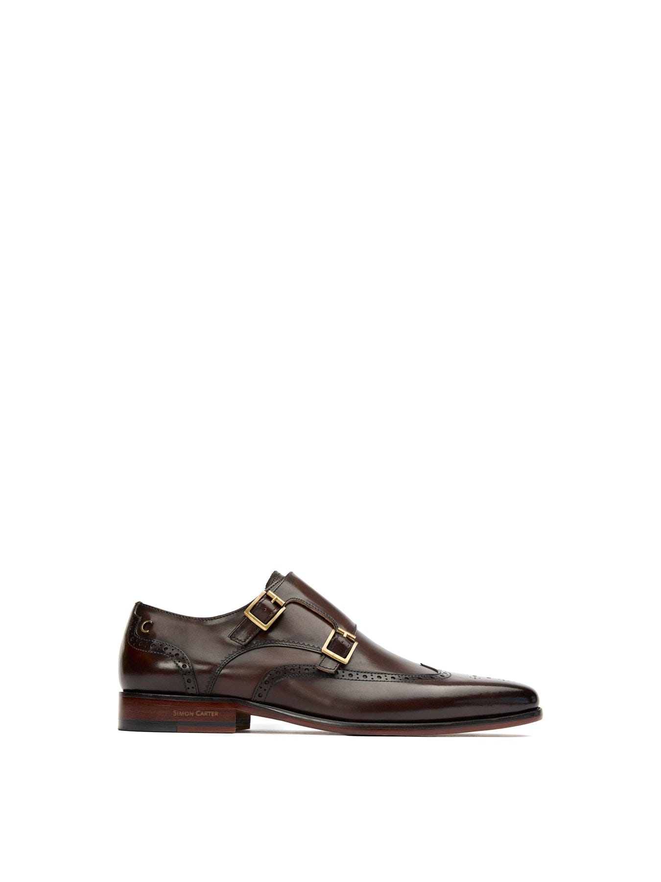 Simon Carter Spaniel Leather Shoes Brown