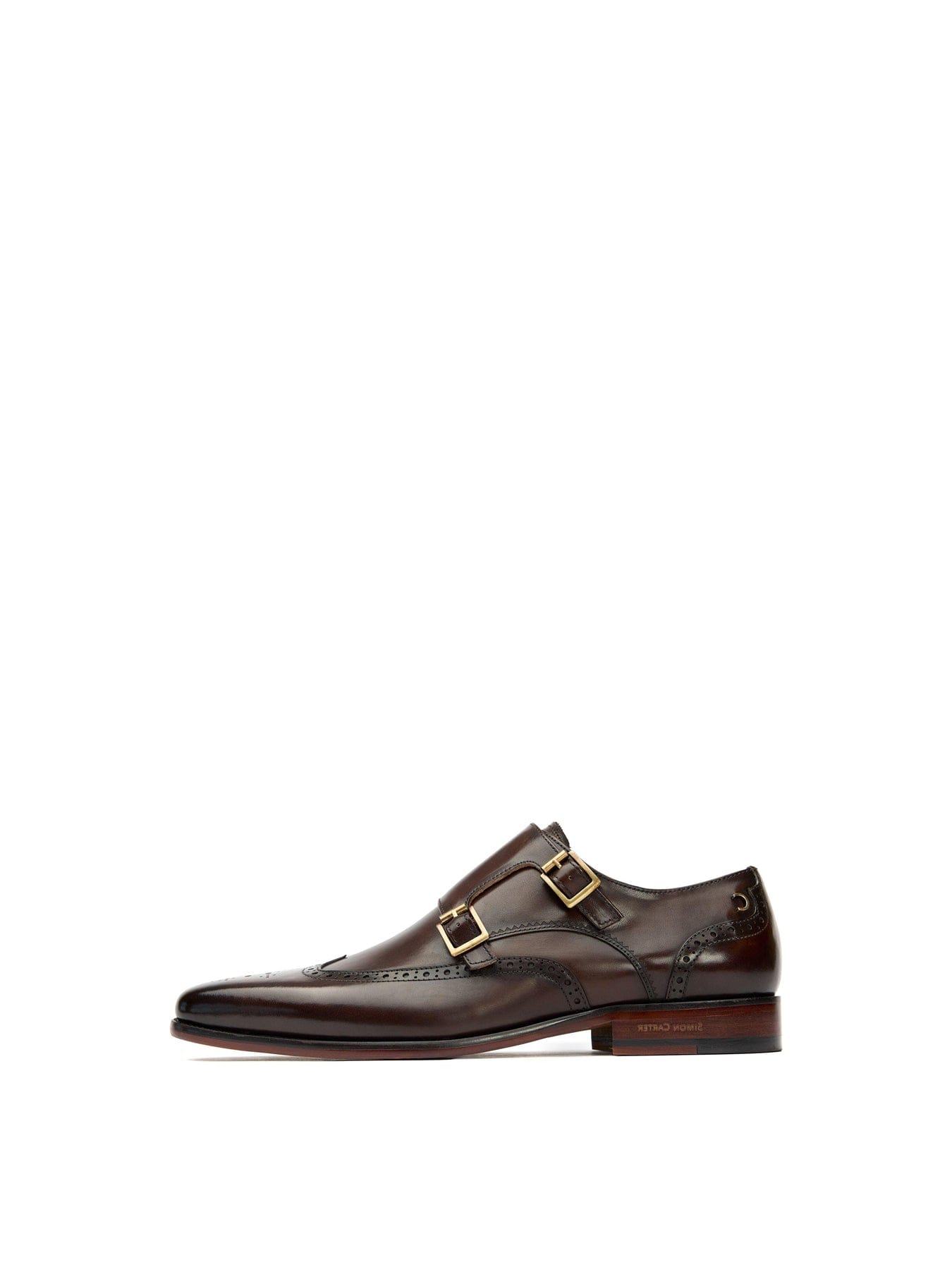 Simon Carter Spaniel Leather Shoes Brown