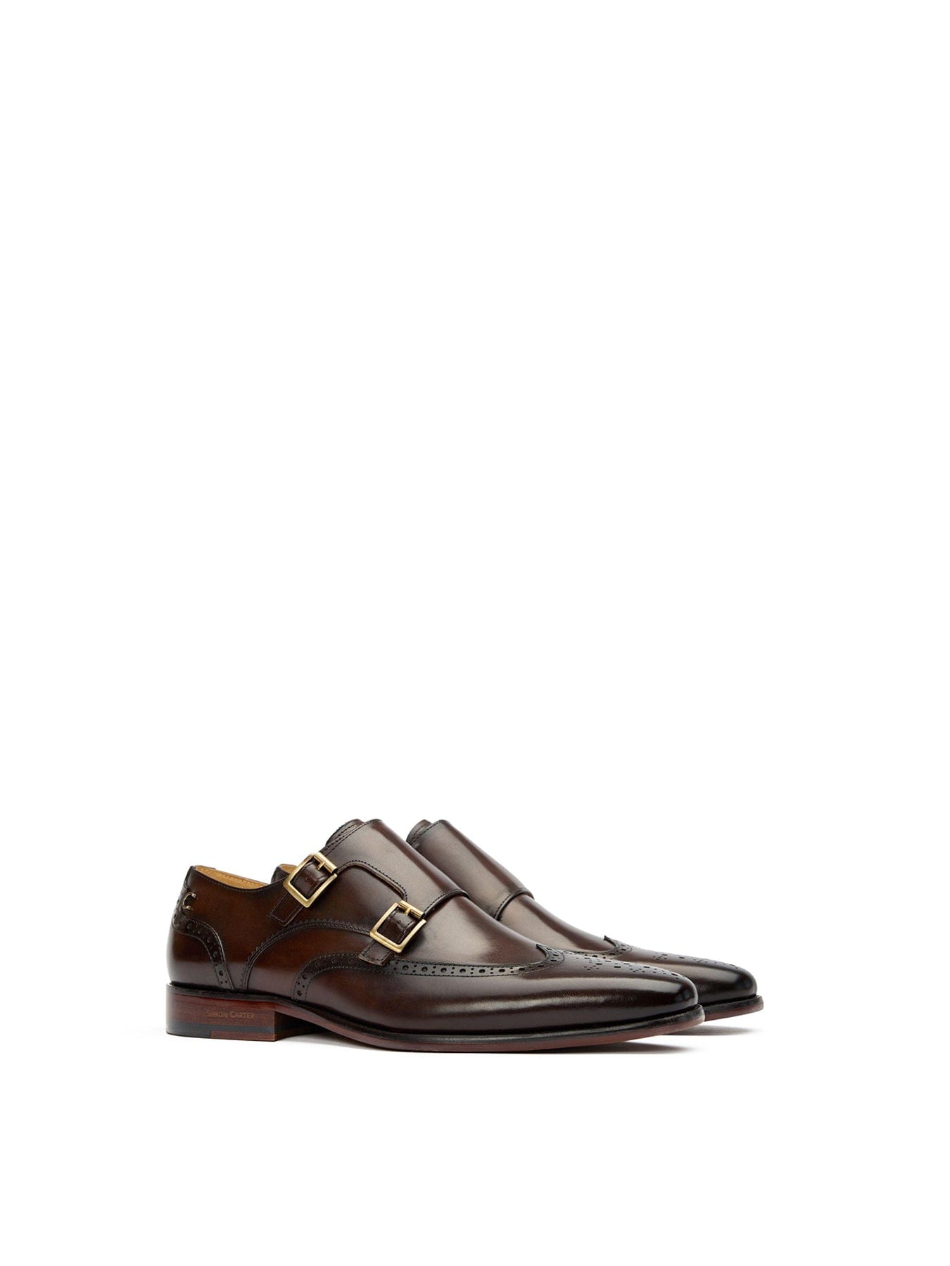 Simon Carter Spaniel Leather Shoes Brown
