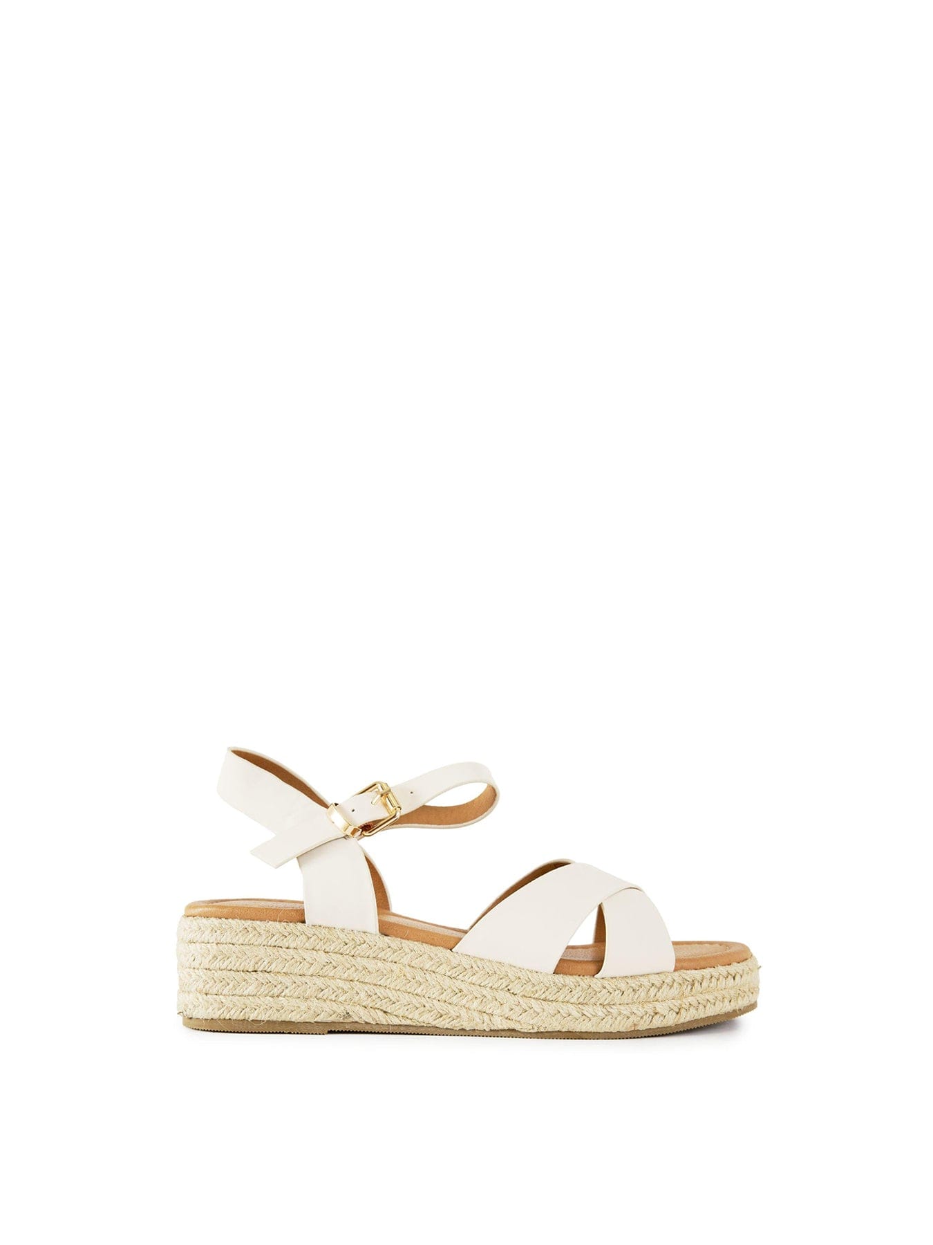 V.gan Pekoe Espadrille Wedge Sandals Neutral