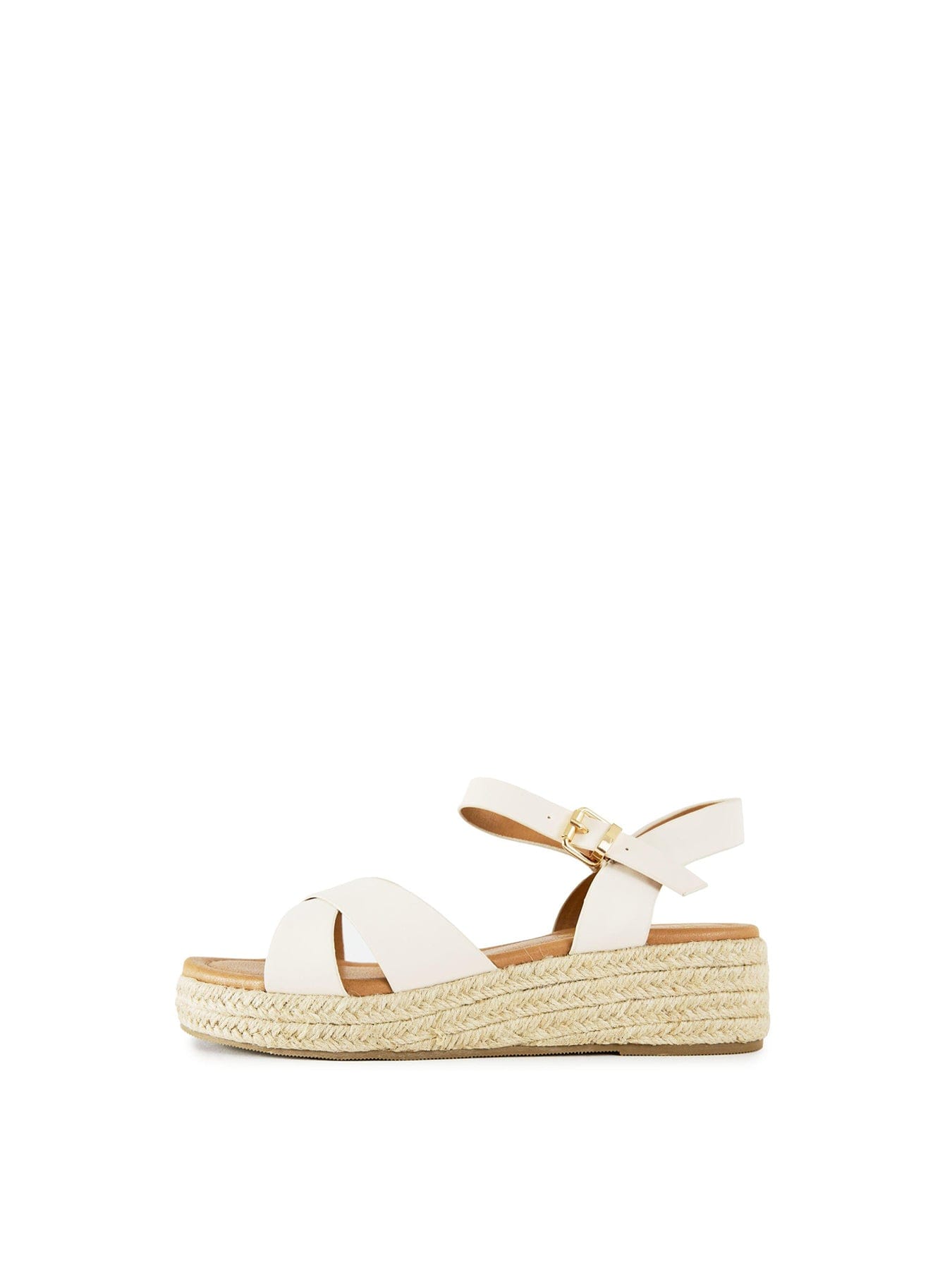 V.gan Pekoe Espadrille Wedge Sandals Neutral