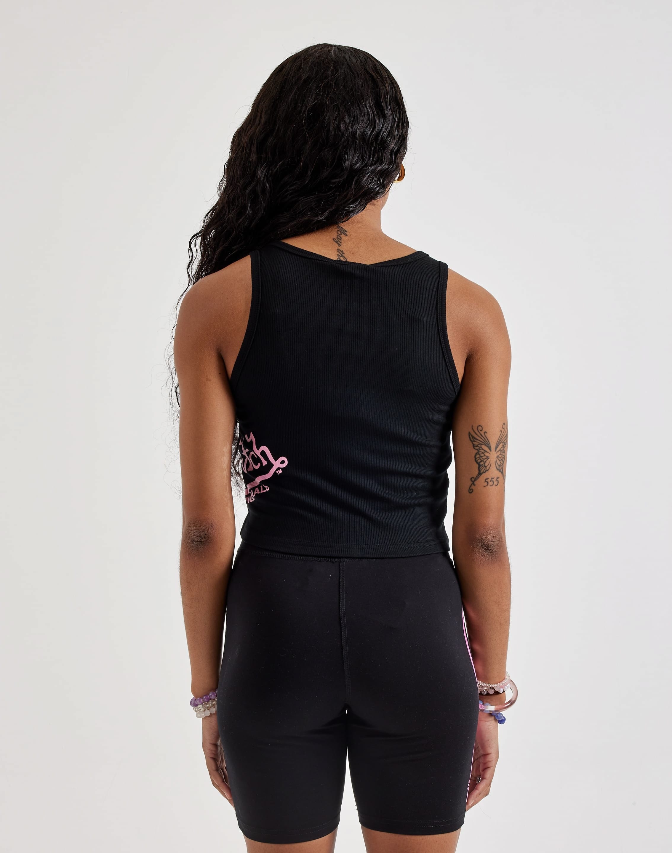 Von Dutch Rhinestone Tank Top