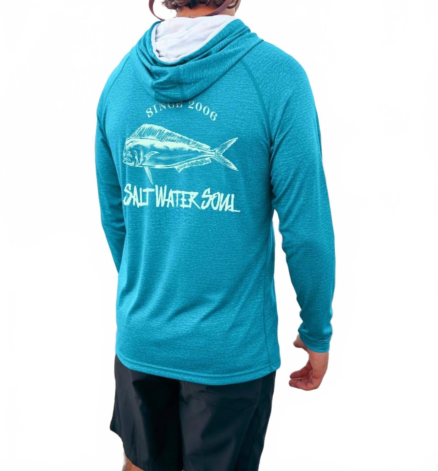 Classic Men's Tarpon Classic Performance Hoodie In Blue