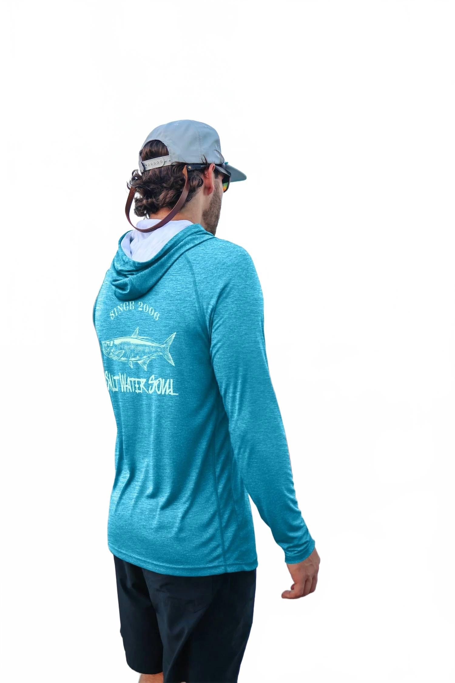 Classic Men's Tarpon Classic Performance Hoodie In Blue