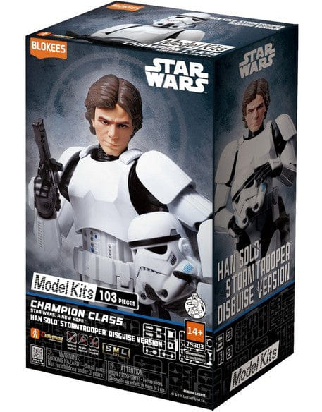 Funko Pop Blokees Star Wars A New Hope Han Solo Stormtrooper Disguise Model Kit