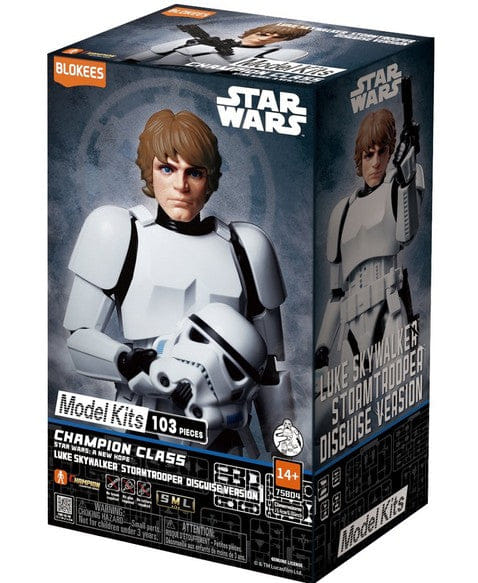 Funko Pop Blokees Star Wars A New Hope Luke Skywalker Stormtrooper Disguise Model Kit