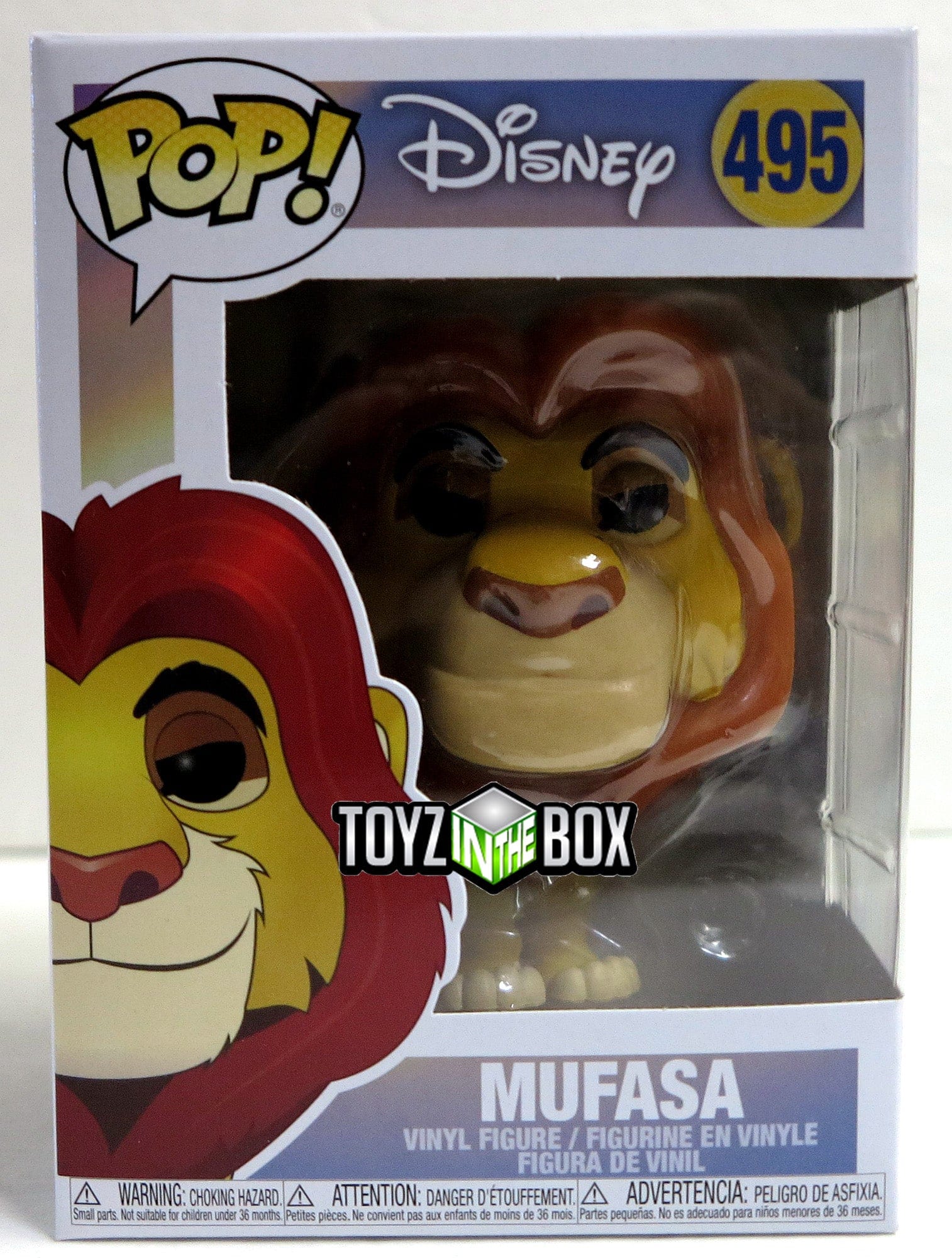 Funko Pop Disney Lion King Mufasa 495 Vinyl Figure