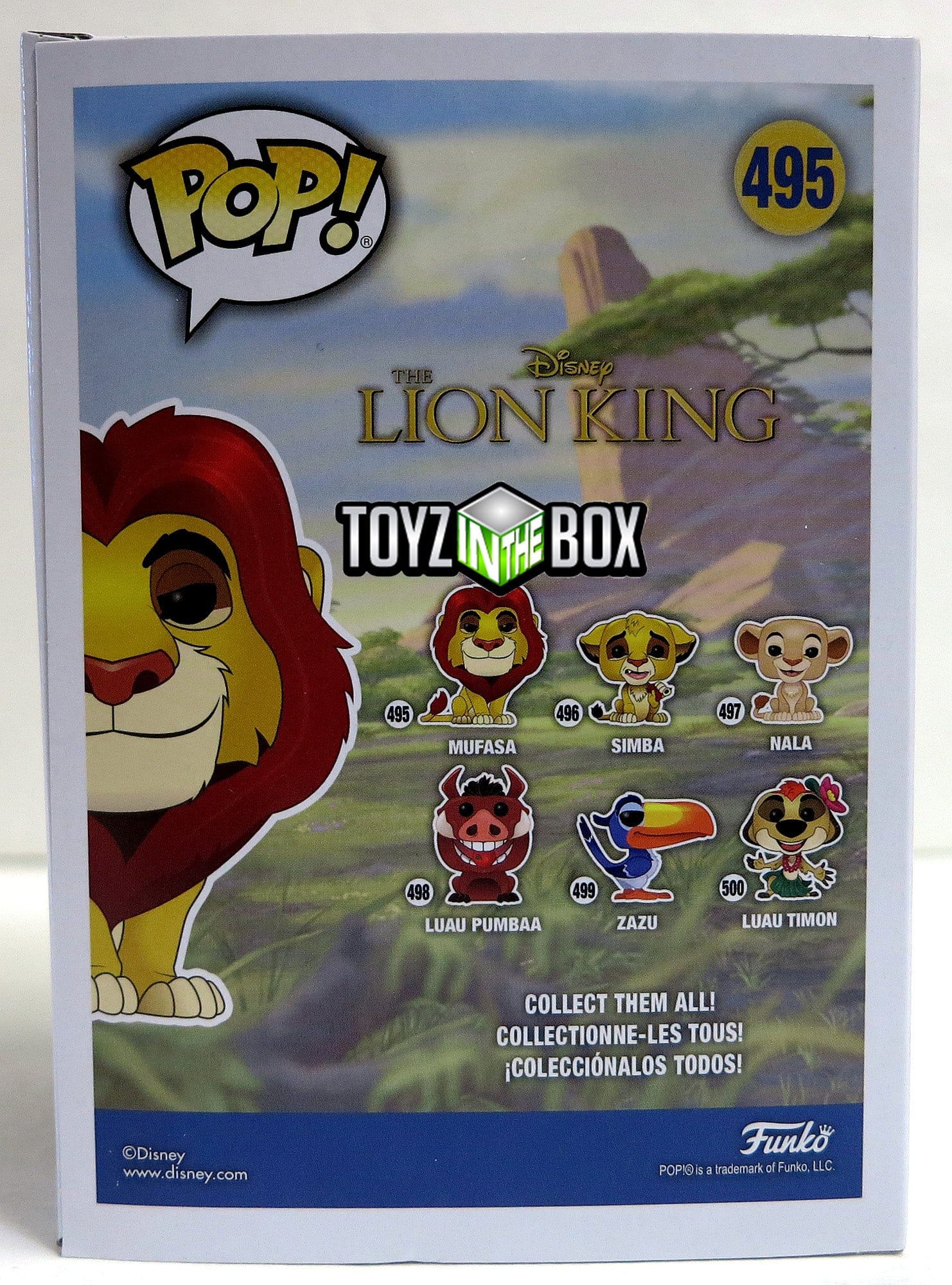 Funko Pop Disney Lion King Mufasa 495 Vinyl Figure