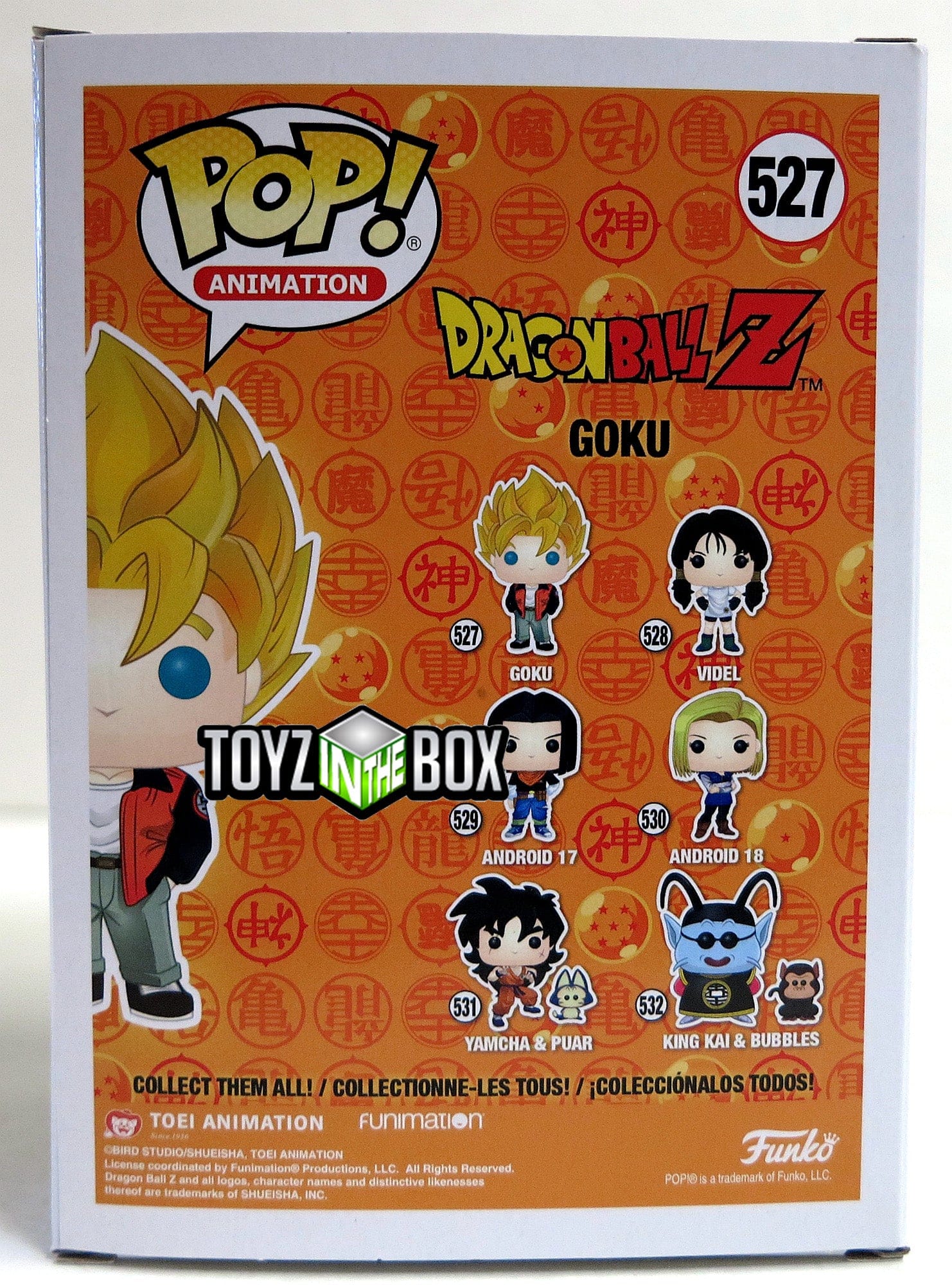 Funko Pop Dragon Ball Z Goku Casual 527 VInyl Figure