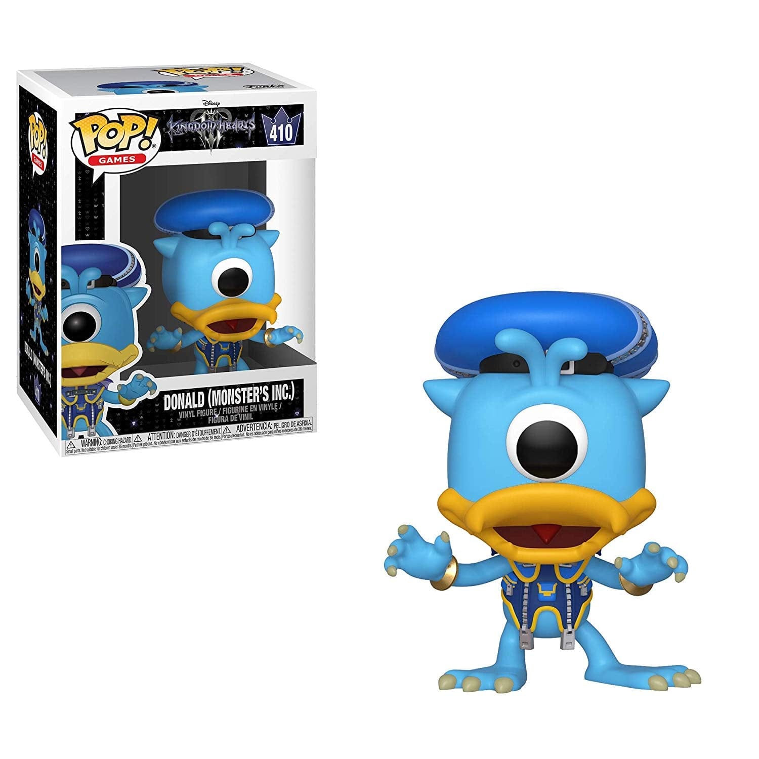 Funko Pop Kingdom Hearts 3 Donald Duck (Monster's Inc.) 410 Vinyl Figure