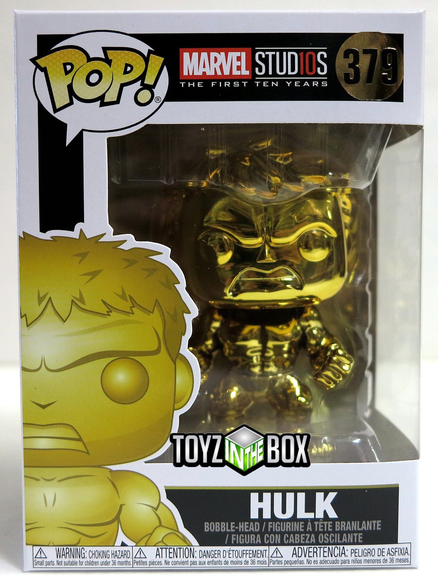 Funko Pop Pop Funko MCU Hulk Chrome 379 Vinyl Figure