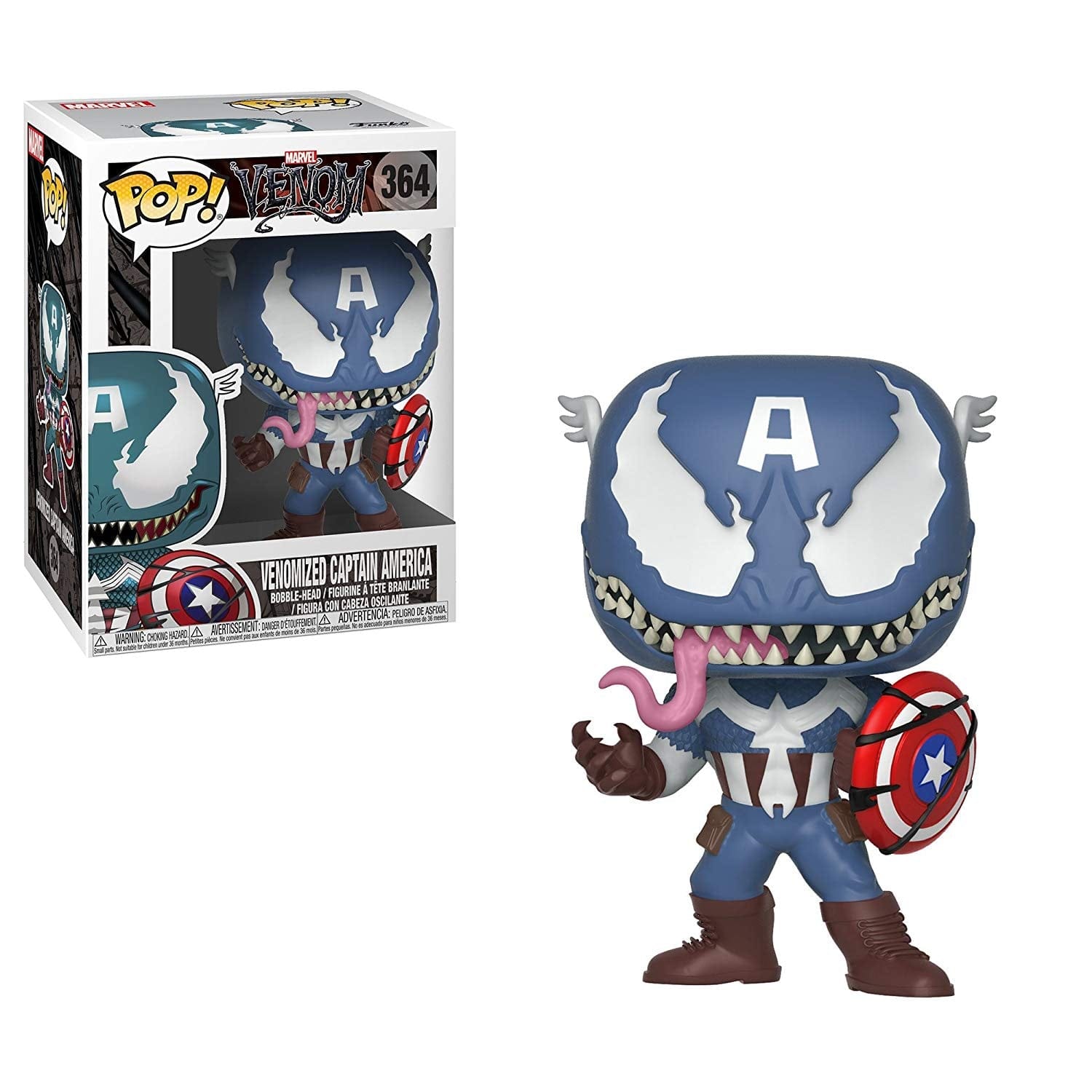 Funko Pop Marvel Venomized Captain America 364 Vinyl Figure