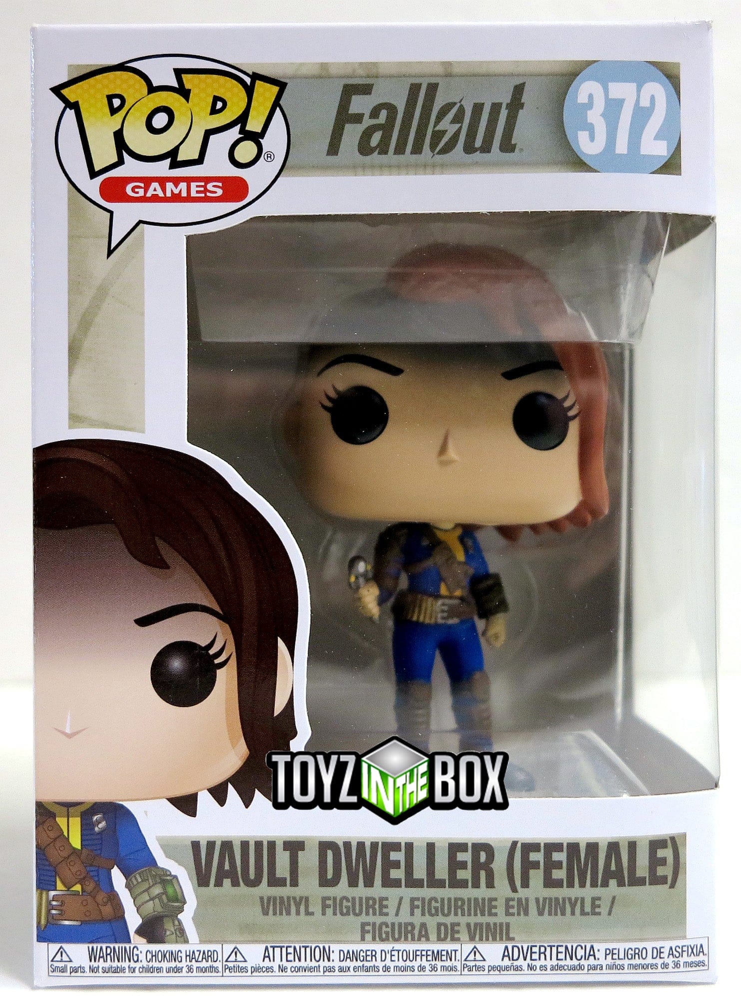 Funko Pop Fallout Vault Dweller (Female) 372 VInyl Figure