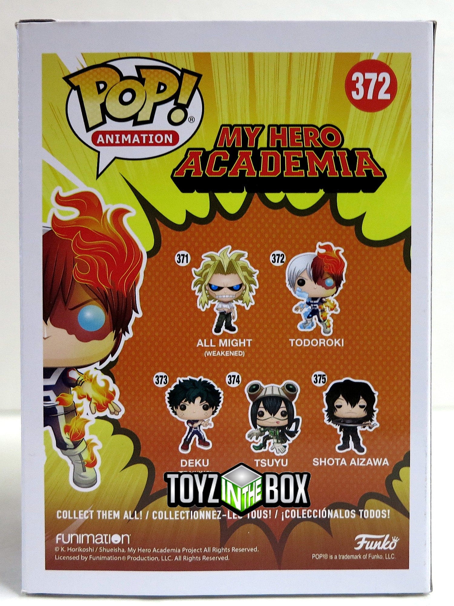 Funko Pop My Hero Academia Shoto Todoroki 372 Vinyl Figure