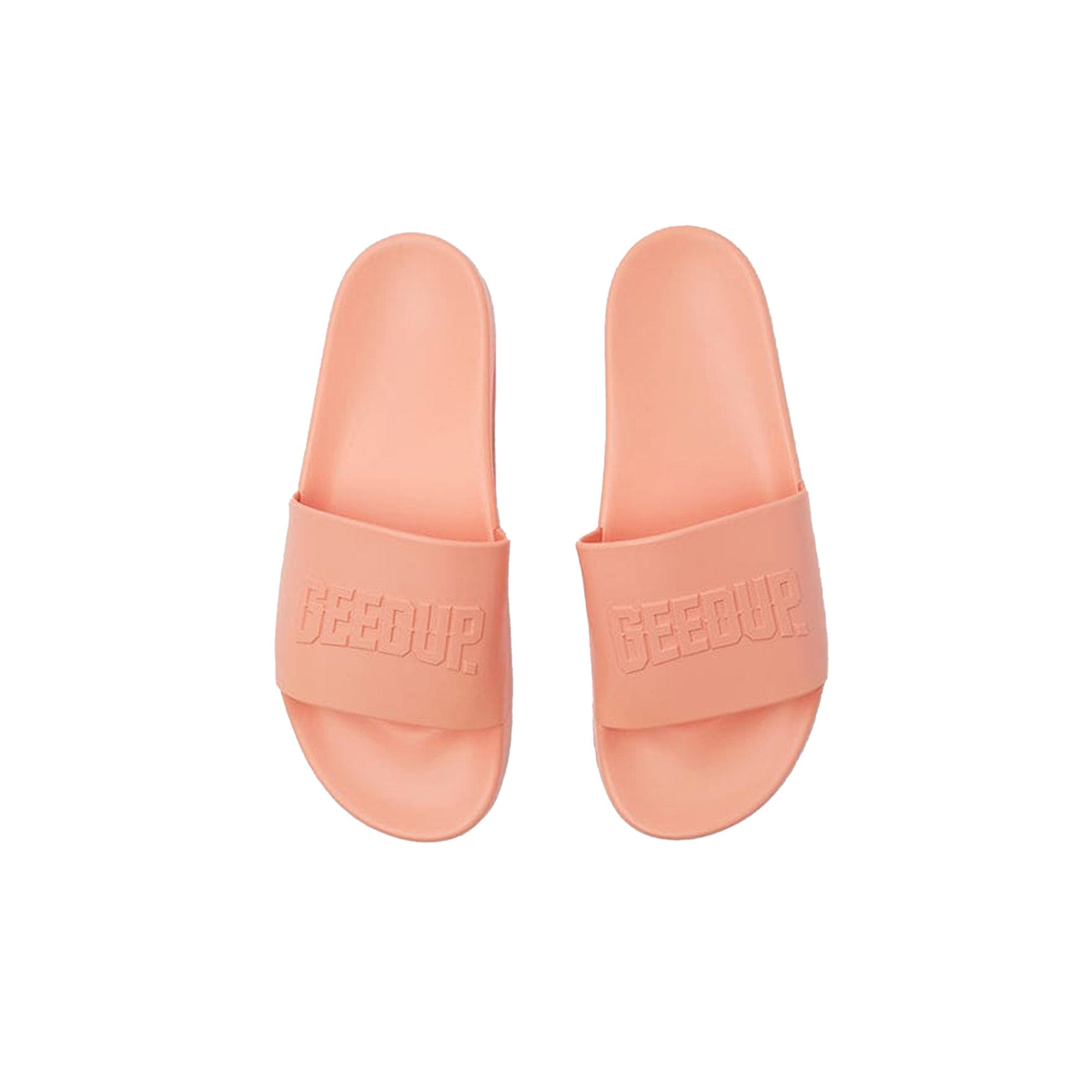 Geedup Core Logo Emboss Slides Peach (2025)
