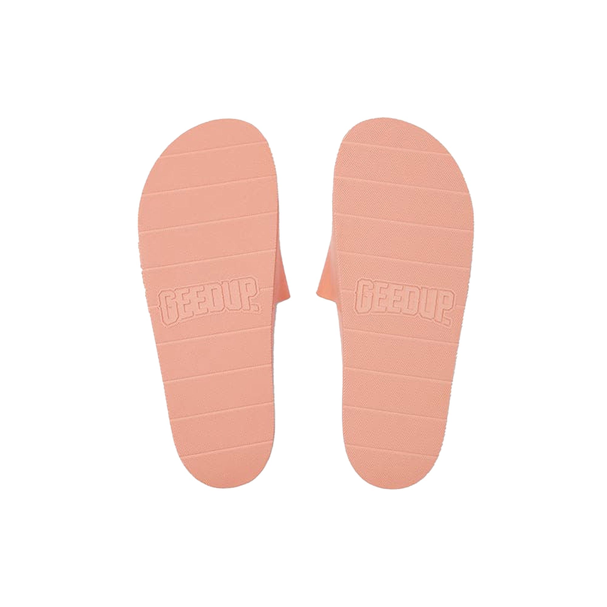 Geedup Core Logo Emboss Slides Peach (2025)