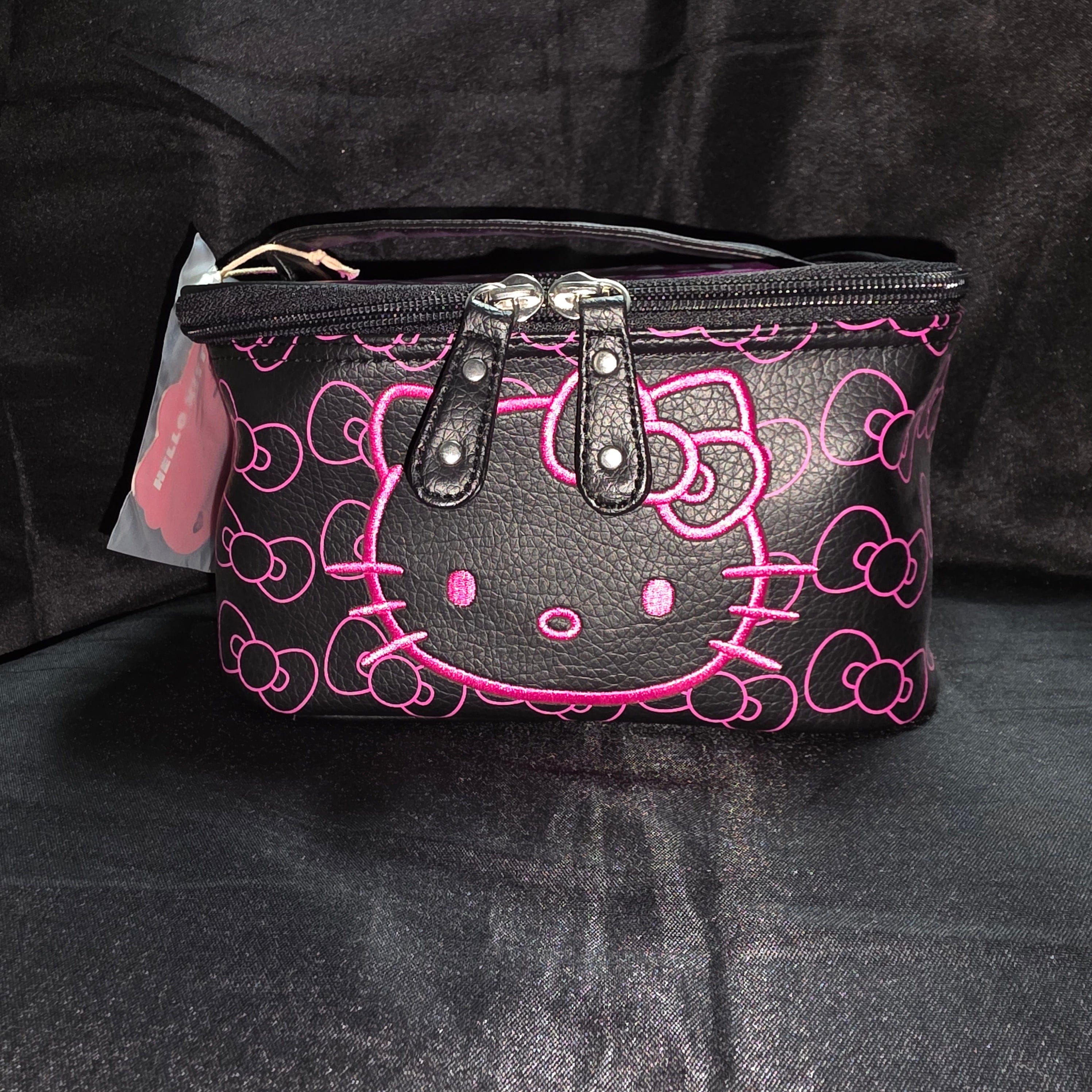 Loungefly x Hello Kitty Pink & Black Makeup Bag