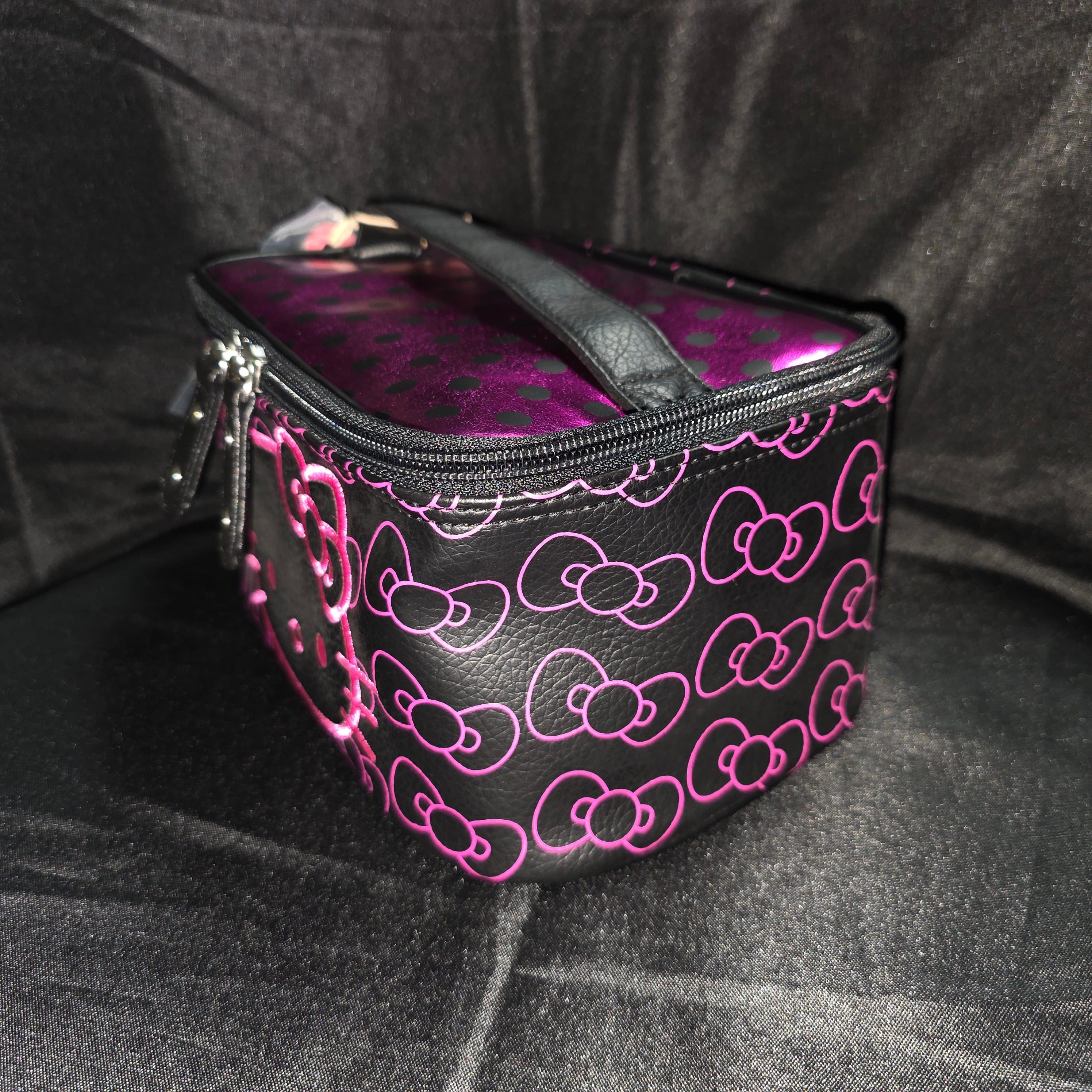 Loungefly x Hello Kitty Pink & Black Makeup Bag