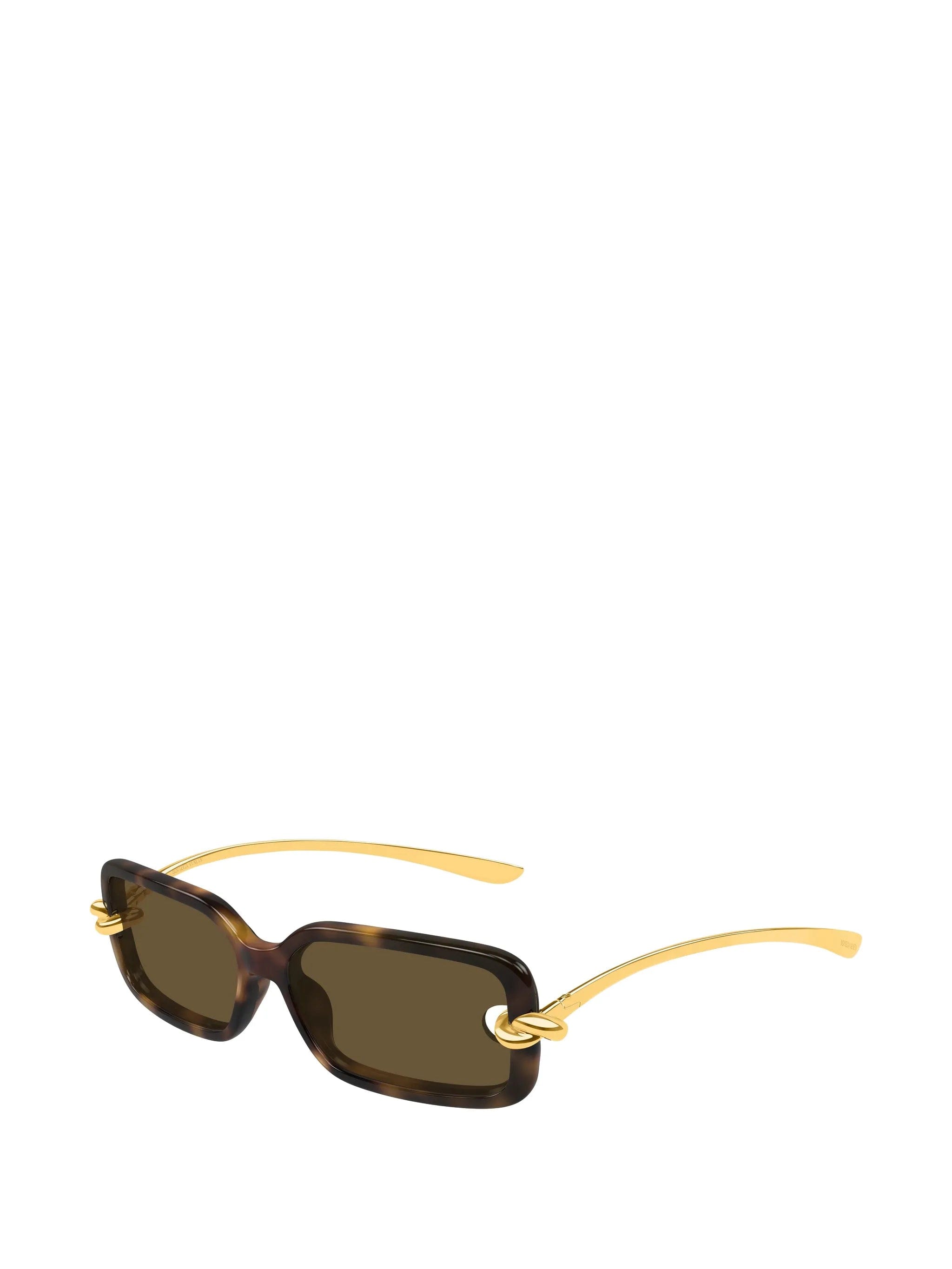 Bottega Veneta Eyewear rectangle - frame sunglasses