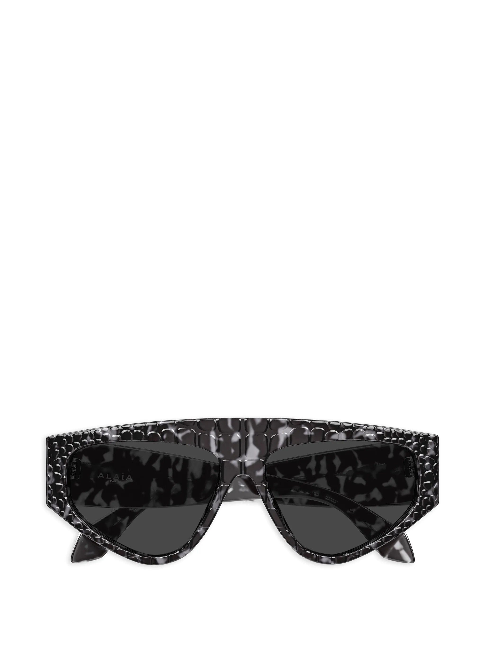 Alaia Eyewear crocodile - effect tortoiseshell - pattern sunglasses