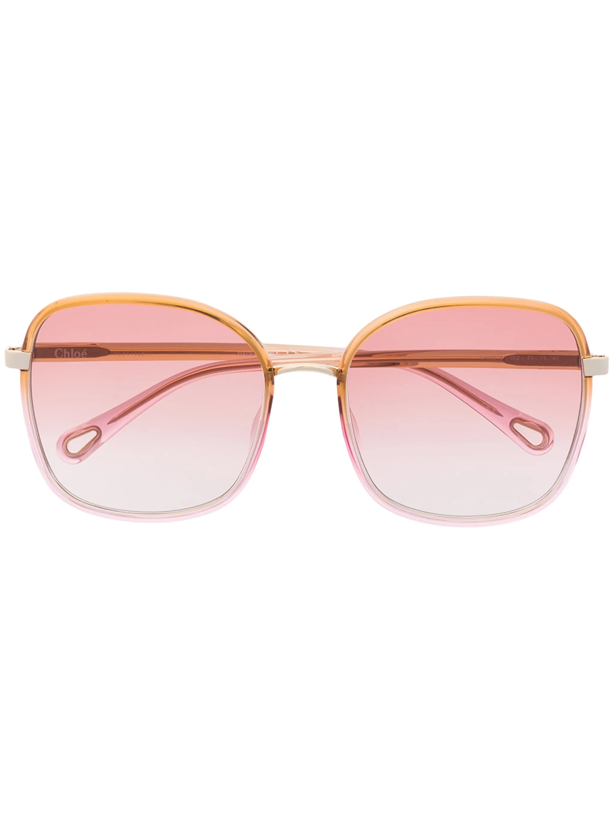 Chloé Eyewear Franky oversized square - frame sunglasses