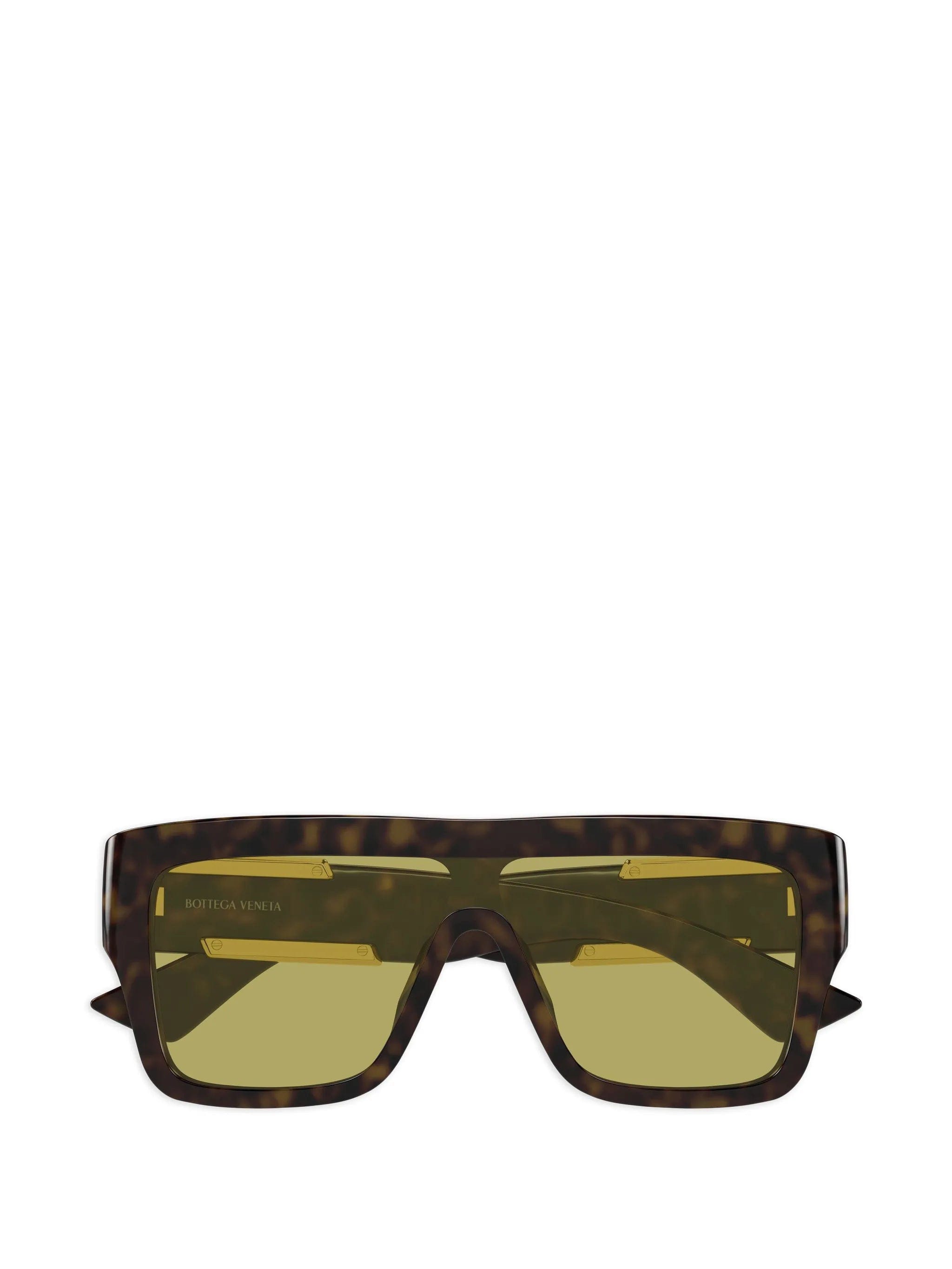 Bottega Veneta Eyewear havana rectangle sunglasses