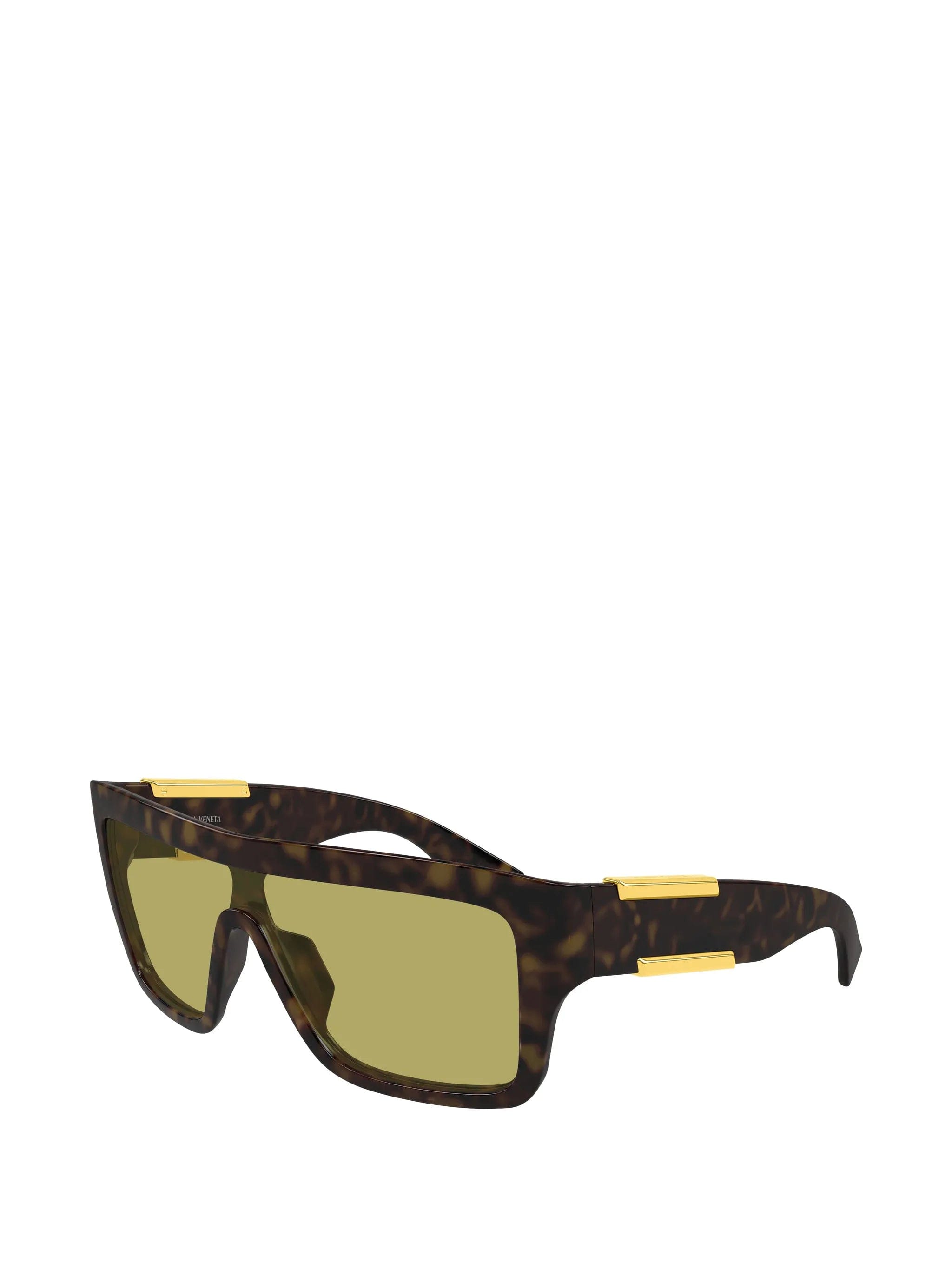 Bottega Veneta Eyewear havana rectangle sunglasses