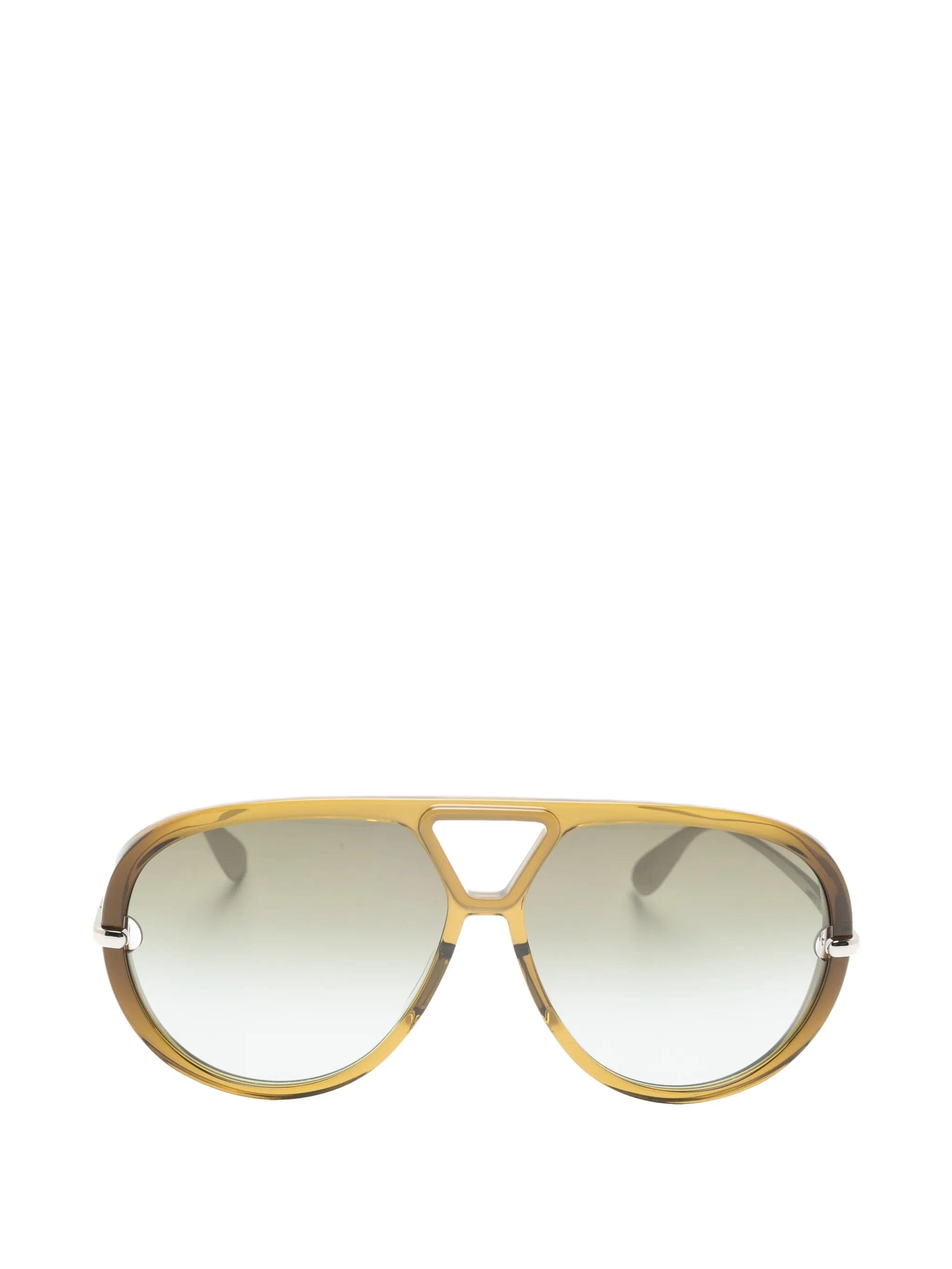 Bottega Veneta Eyewear Green Sunglasses