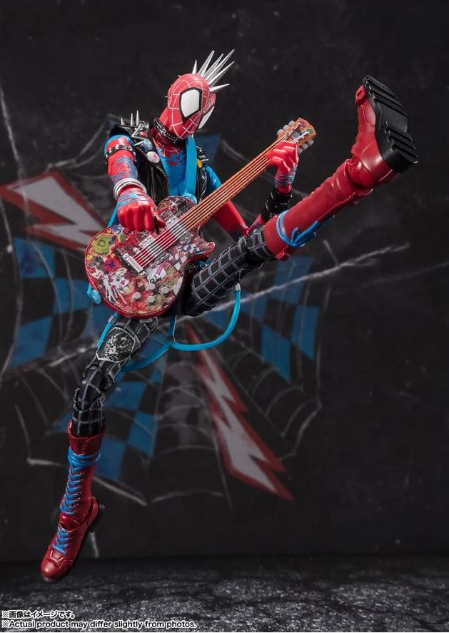 Bandai S.H. Figuarts Spider - Punk (Spider - Man Across the Spider - Verse)) Spider - Man Across the Spider - Verse) Action Figure