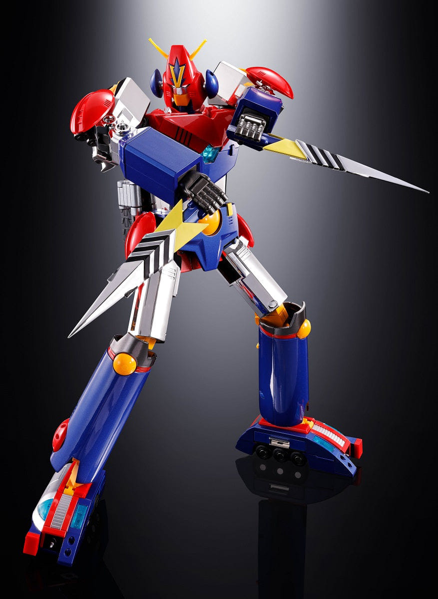 Bandai Soul of Chogokin GX - 50SP COM - BATTLER V CHOGOKIN 50th ver. Super Electromagnetic Robo Combattler V Action Figure