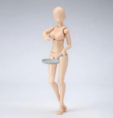 Bandai S.H. Figuarts Body Chan Kentaro Yabuki Edition DX SET (Pale Orange Color Ver.) Action Figure