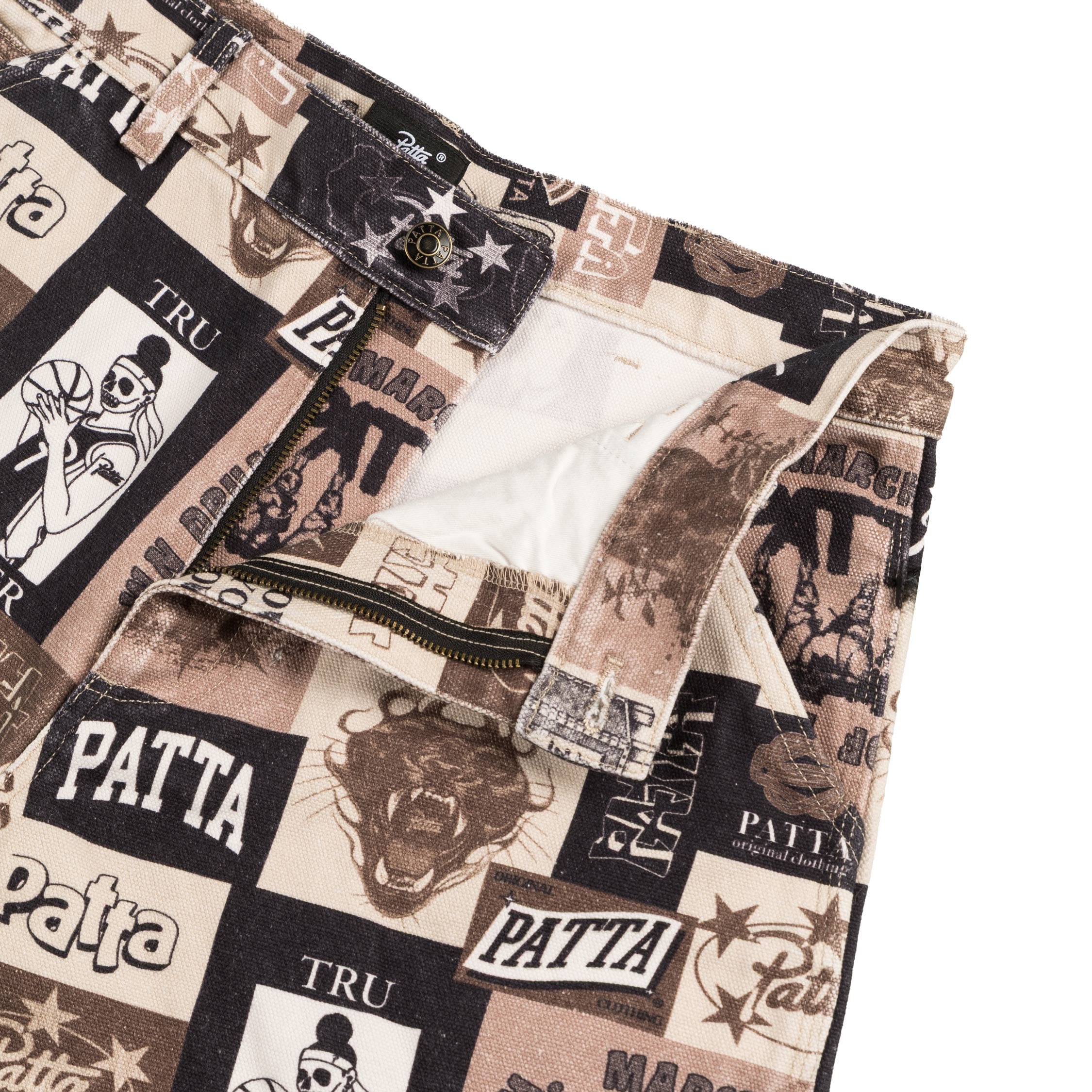 Patta Collage Canvas Pants