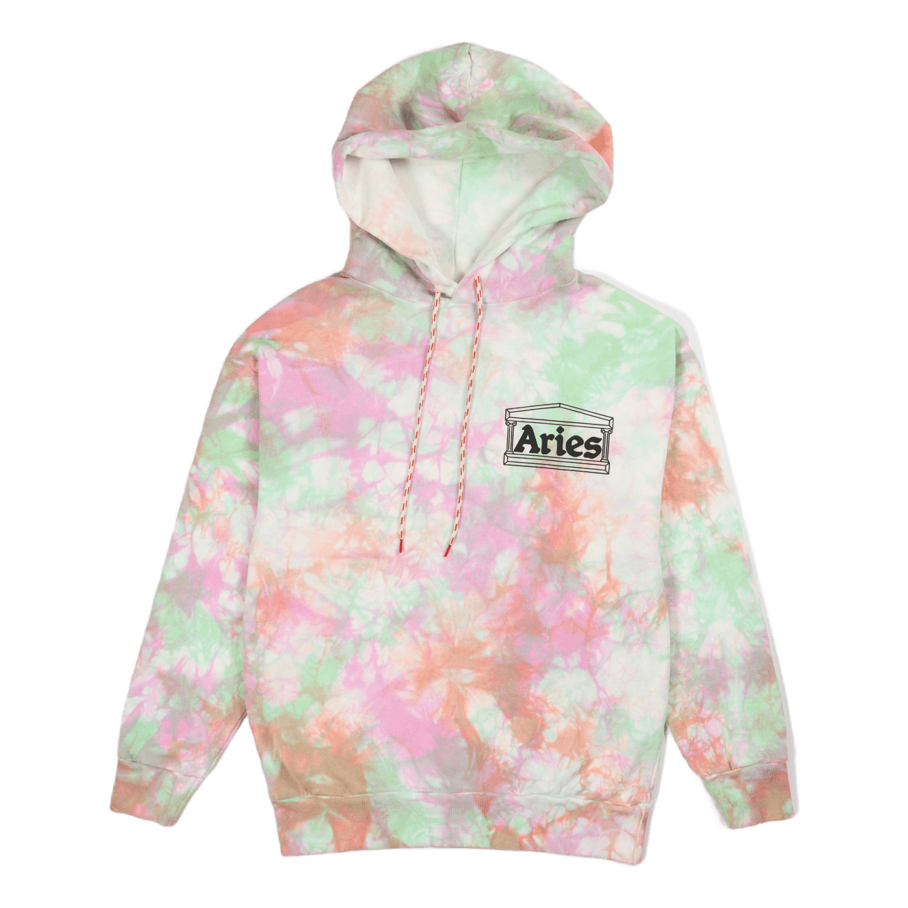Aries Tie Dye Temple Hoodie Multi