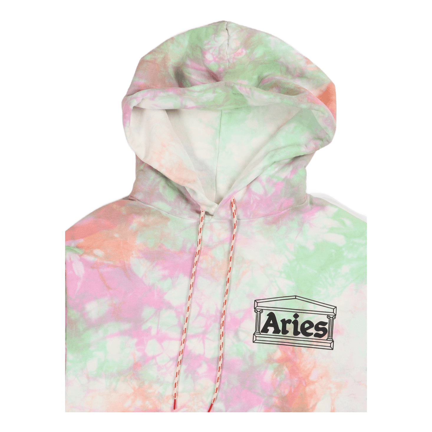Aries Tie Dye Temple Hoodie Multi