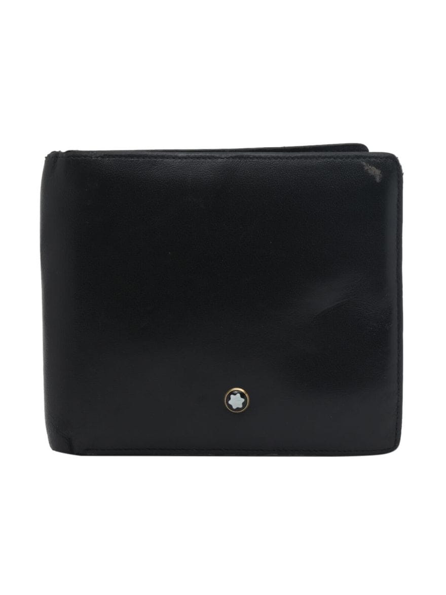 Mont Blanc Men's Black Leather Wallet