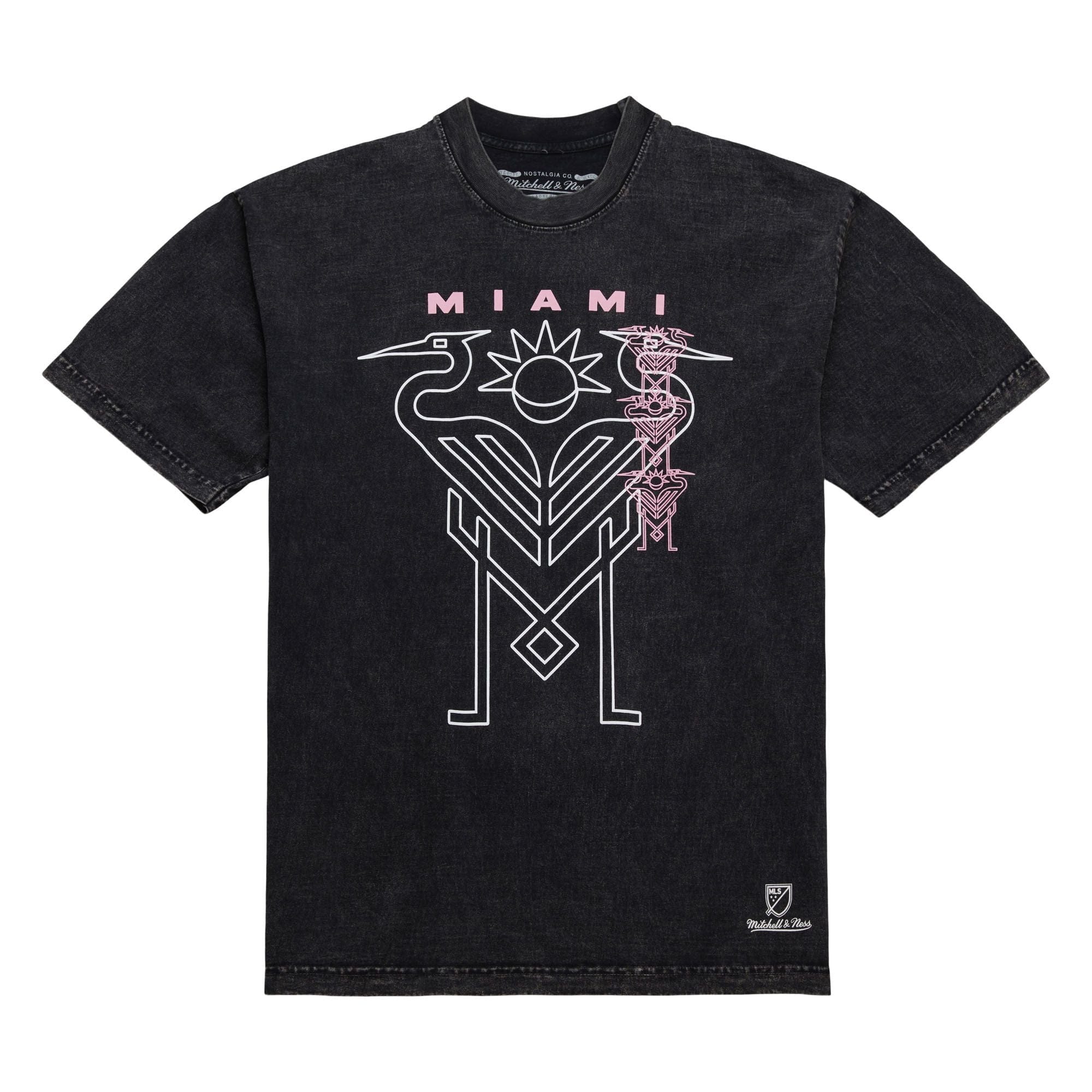 Mitchell & Ness MLS Oversized Graphic T-Shirt Miami CF Black