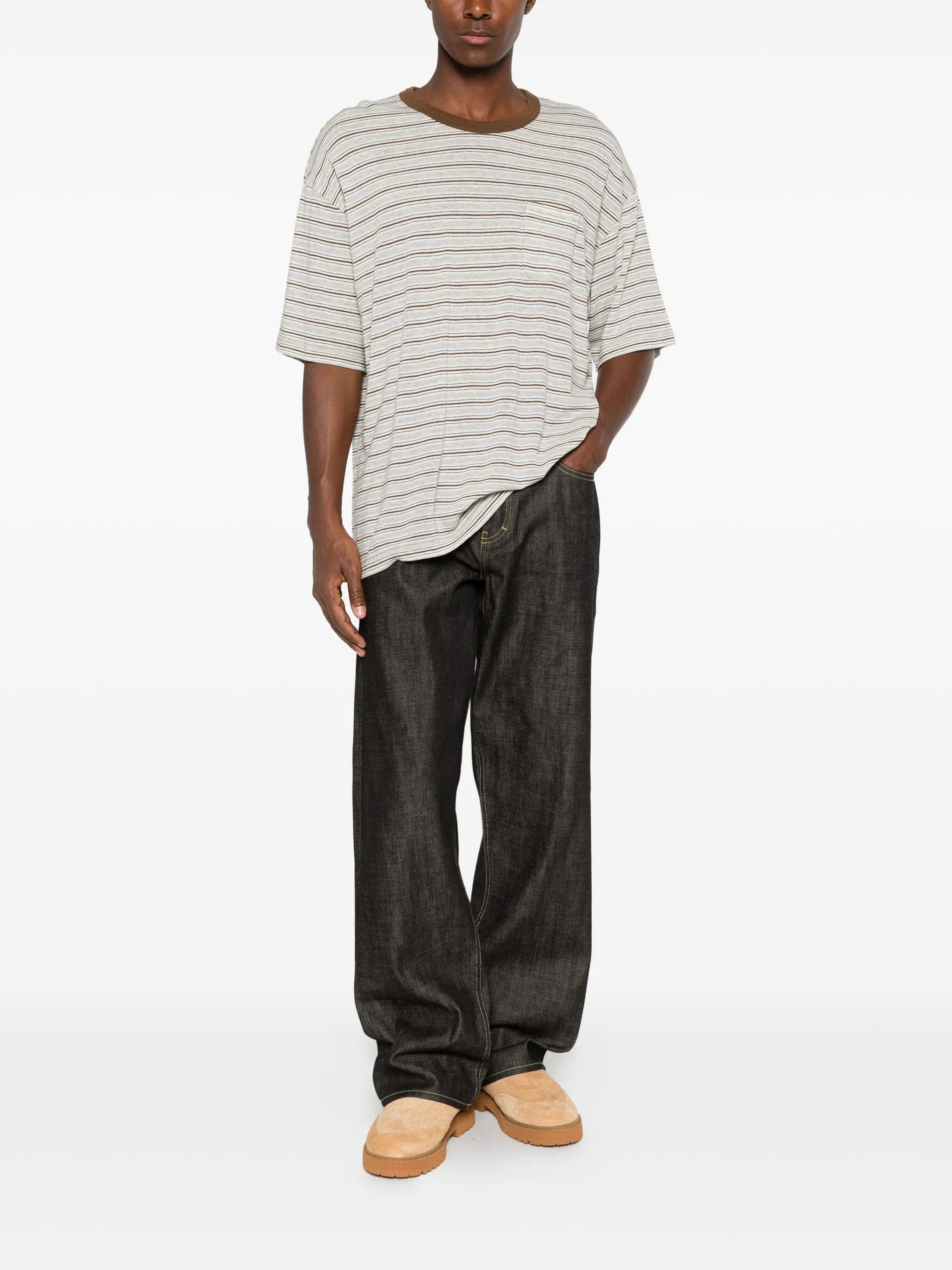 Visvim Mondo Border striped T - shirt