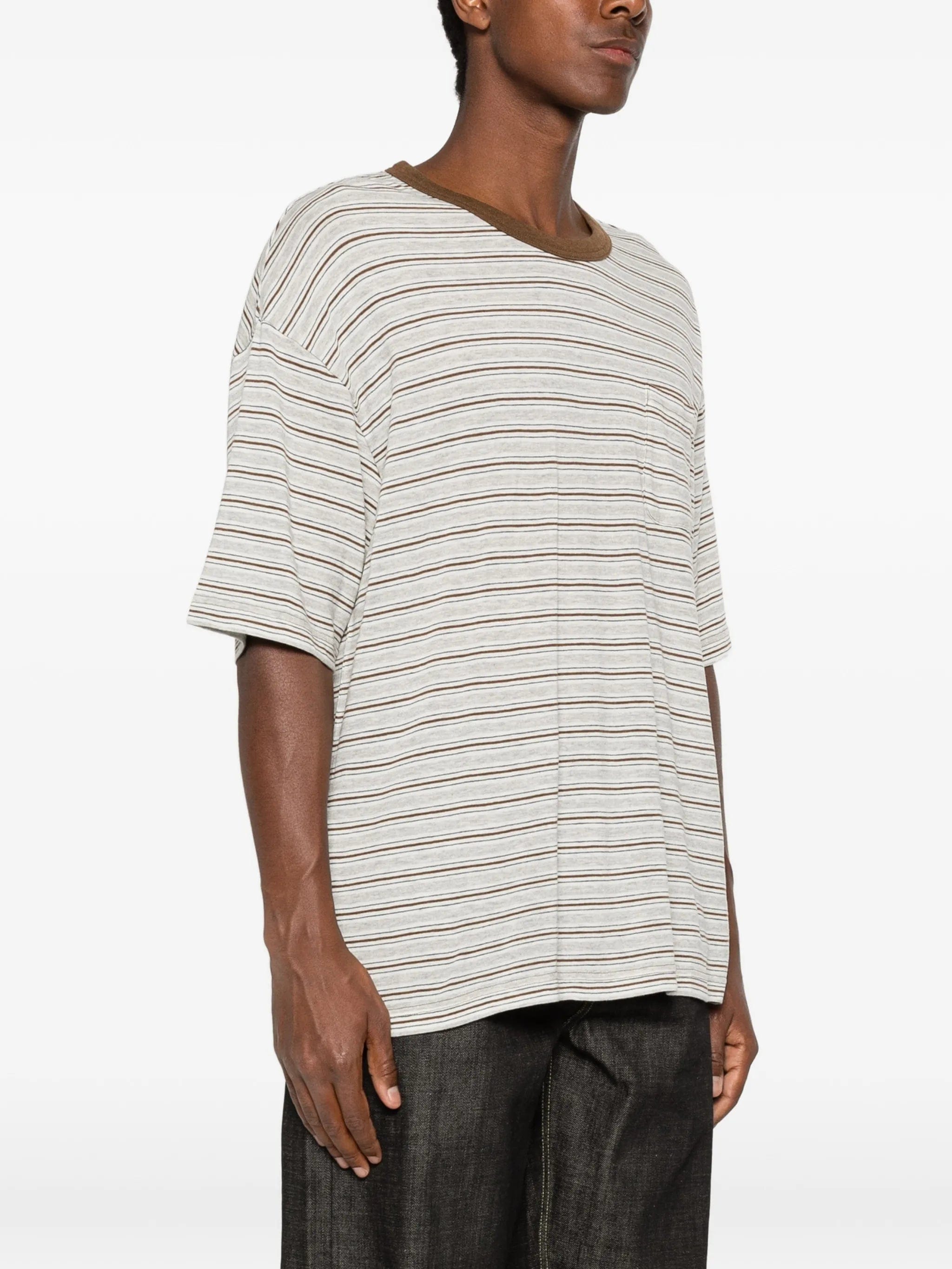 Visvim Mondo Border striped T - shirt