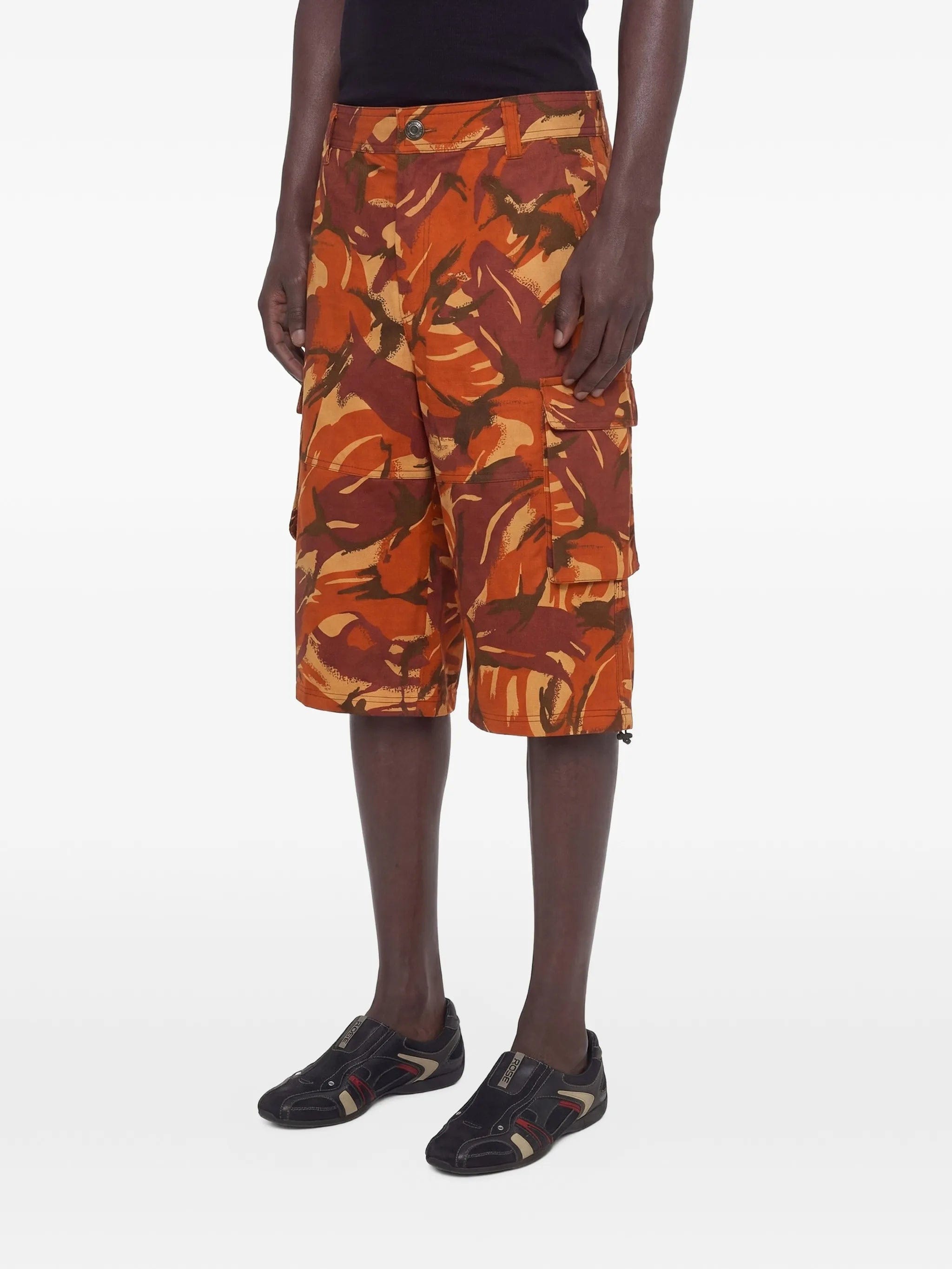Martine Rose camouflage cargo shorts