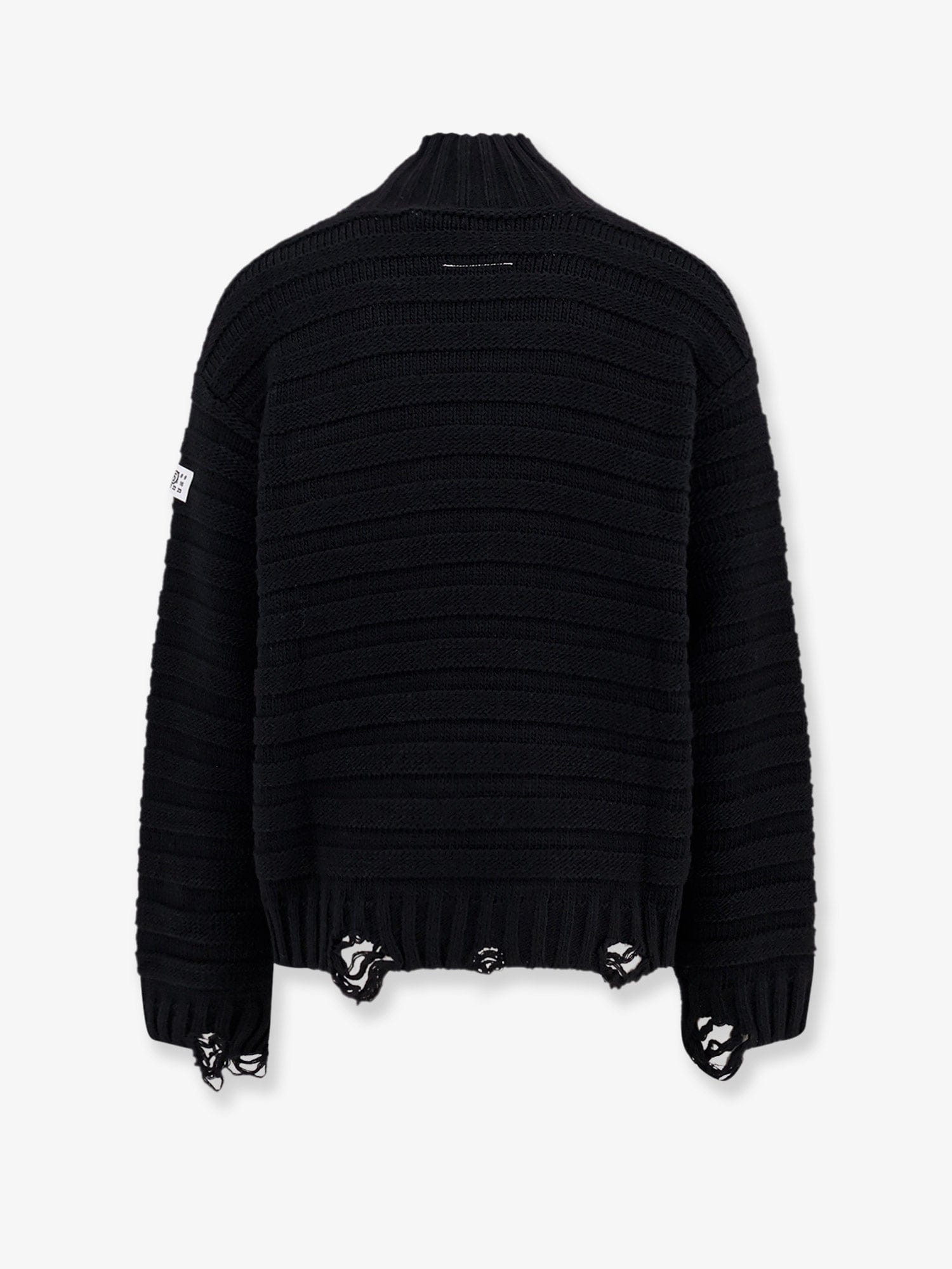 MM6 Maison Margiela Wool blend sweater with distressed effect