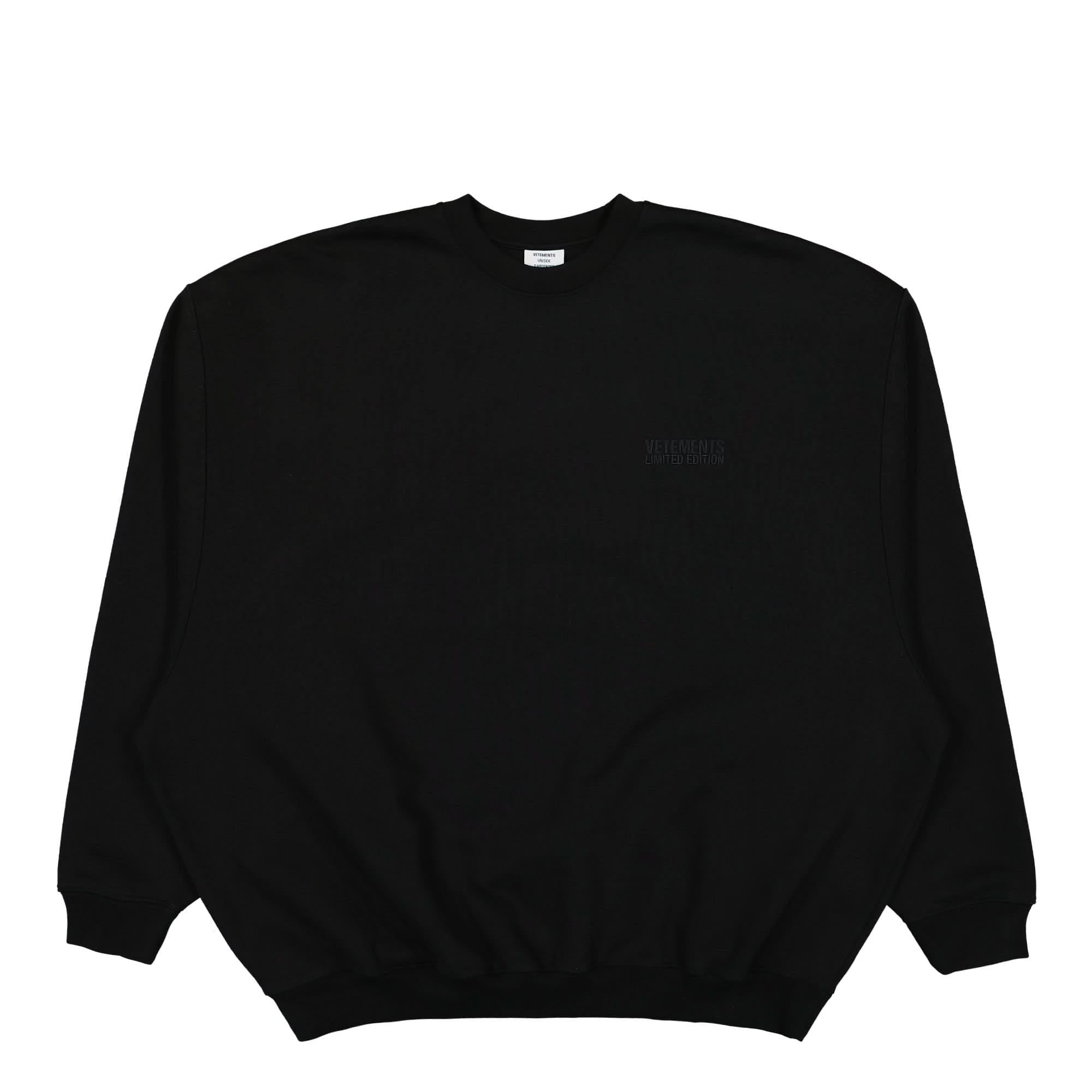 Vetements Embroidered Tonal Logo Sweatshirt
