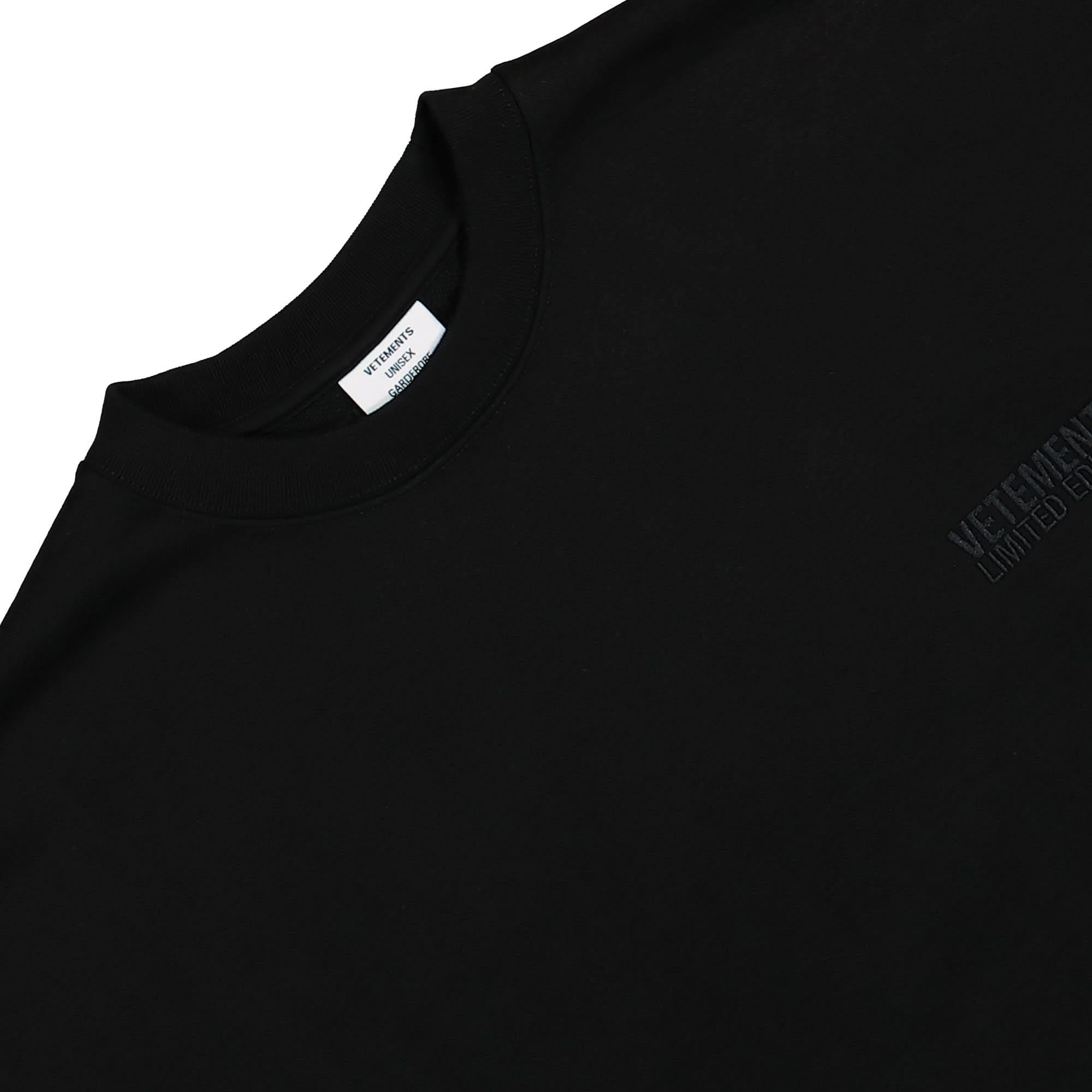 Vetements Embroidered Tonal Logo Sweatshirt