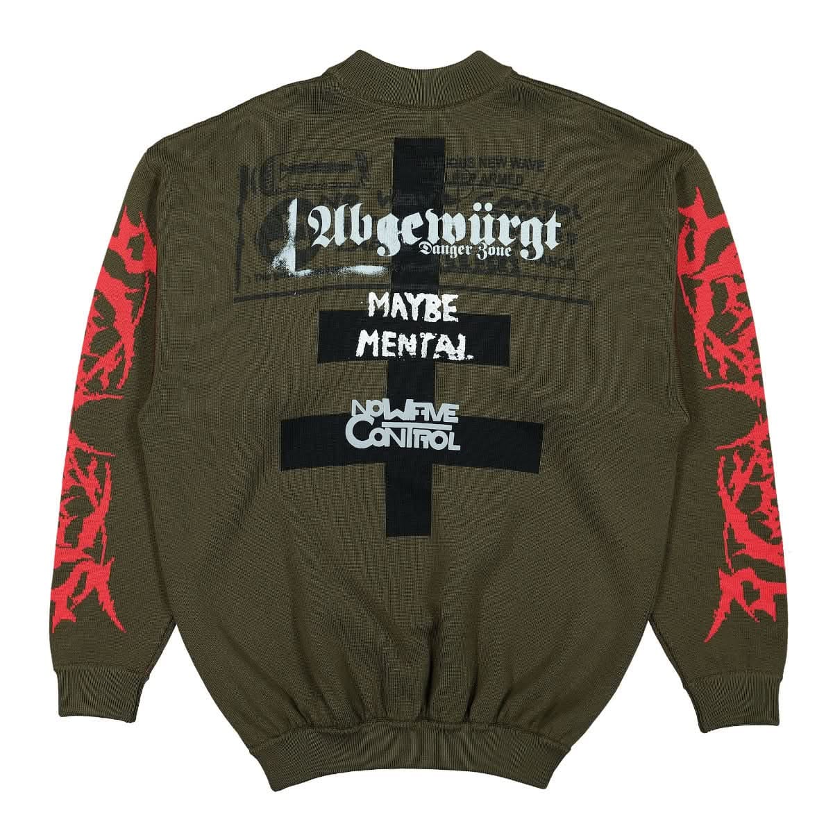 Vetements Maybe Mental Knitted Jumper