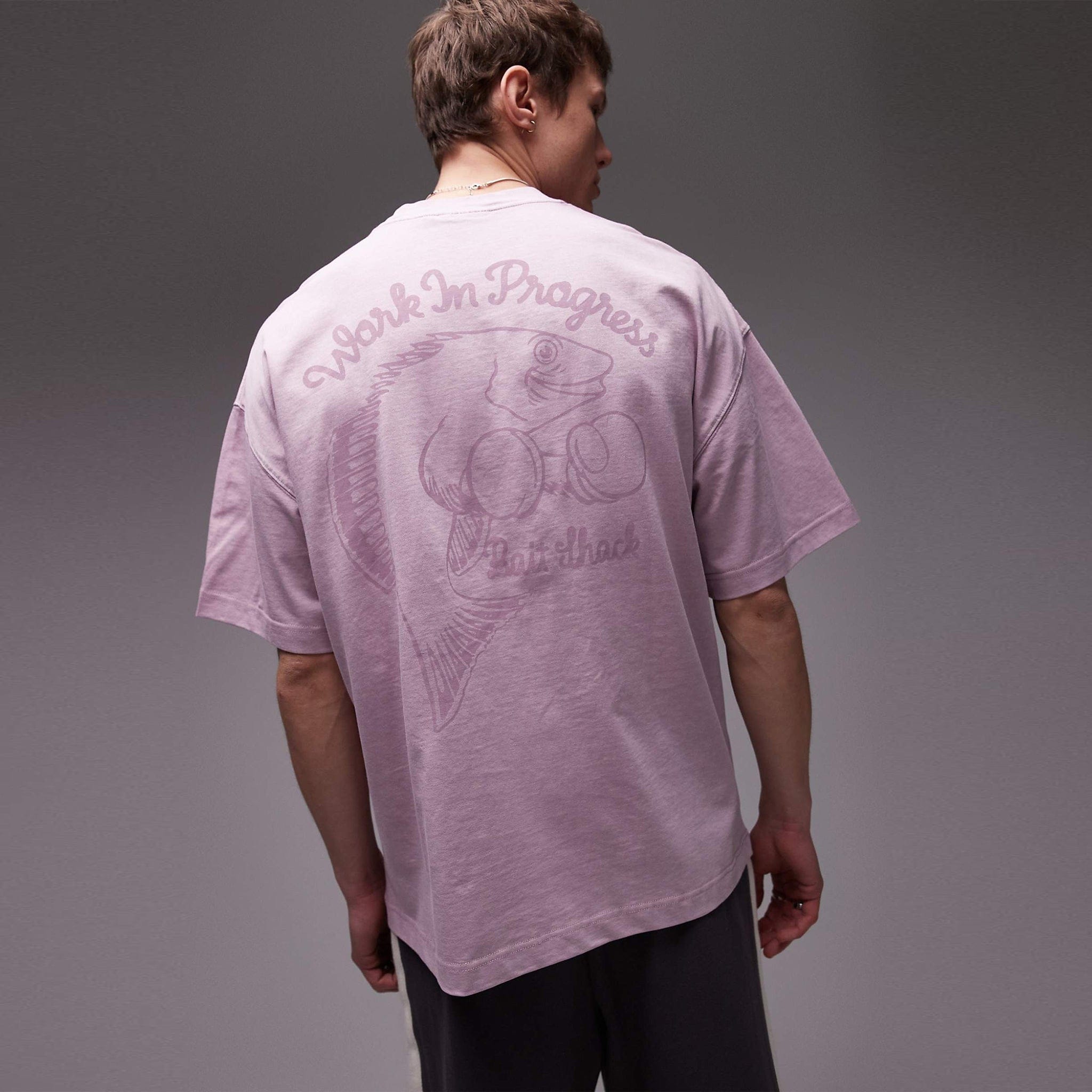 Carhartt WIP S/S Bait Shack T-Shirt (Hortensia Garment Dyed)