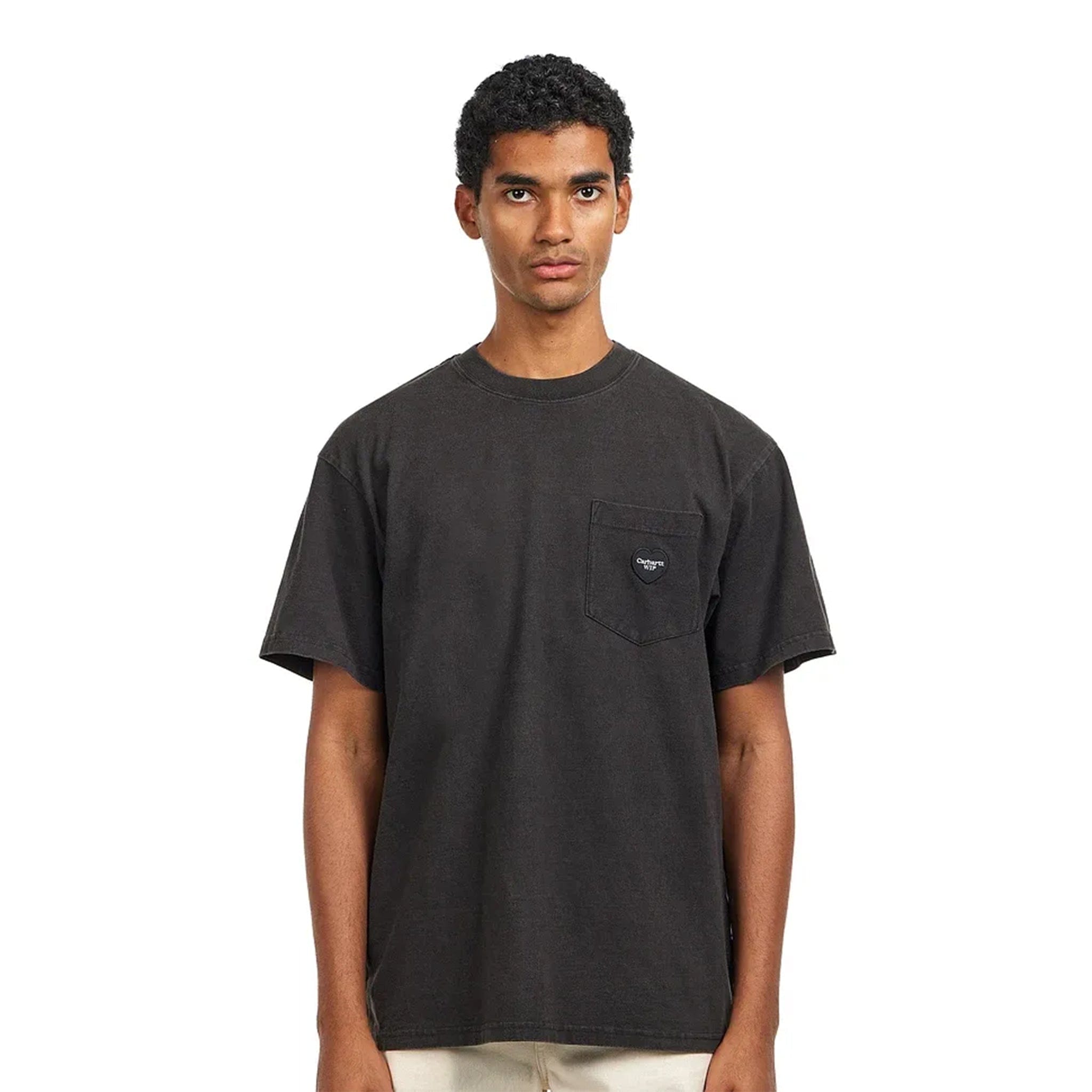 Carhartt WIP S/S Ingo Pocket T-Shirt (Black Garment Dyed)