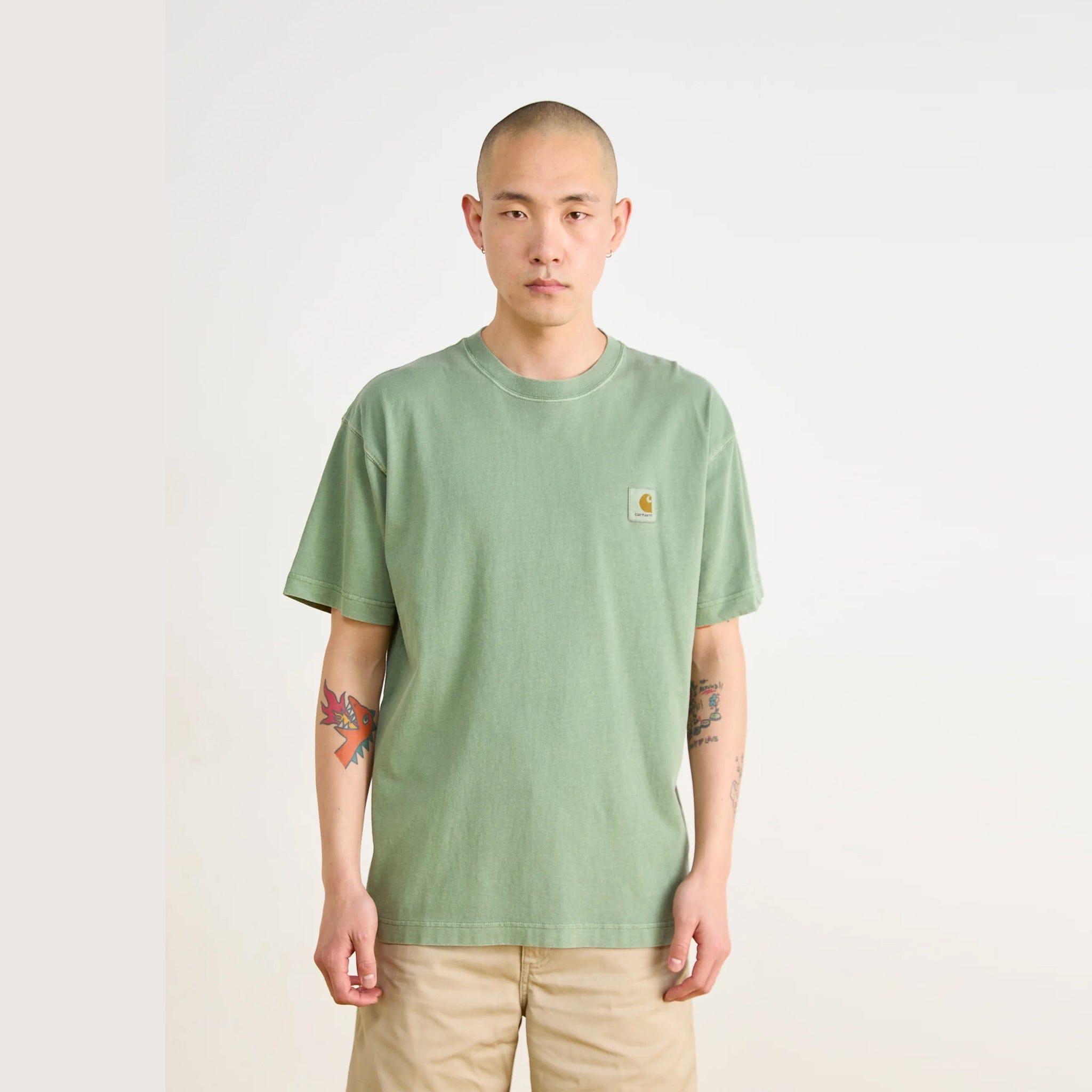 Carhartt WIP S/S Nelson T-Shirt (Park Garment Dyed)