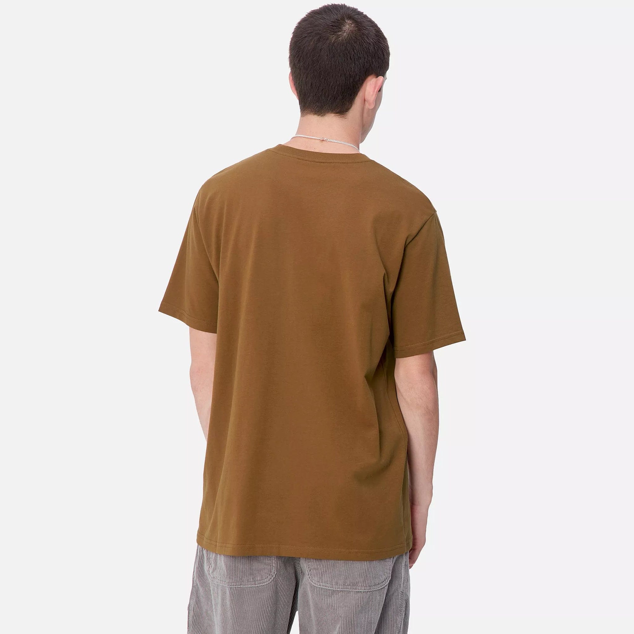 Carhartt WIP S/S Pocket T-Shirt (Deep H Brown)