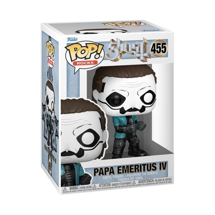 Funko Pop! Rocks: Ghost - Papa Emeritus IV (Blue Jacket Glitter) #455 sold by Geek PH